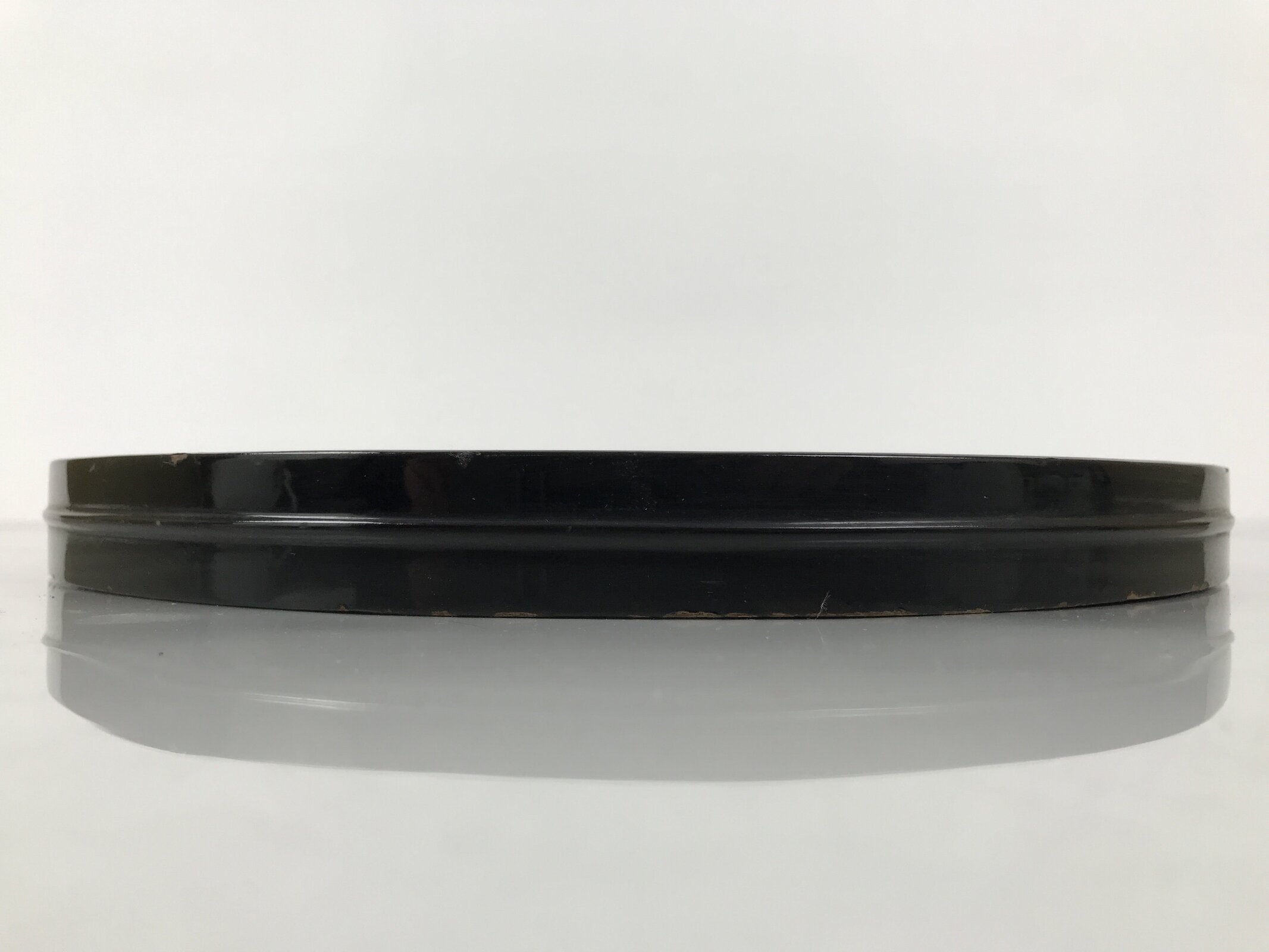 Japanese Lacquered Wooden Flower Vase Stand Vtg Oval Kadai Ikebana Bonsai WT588