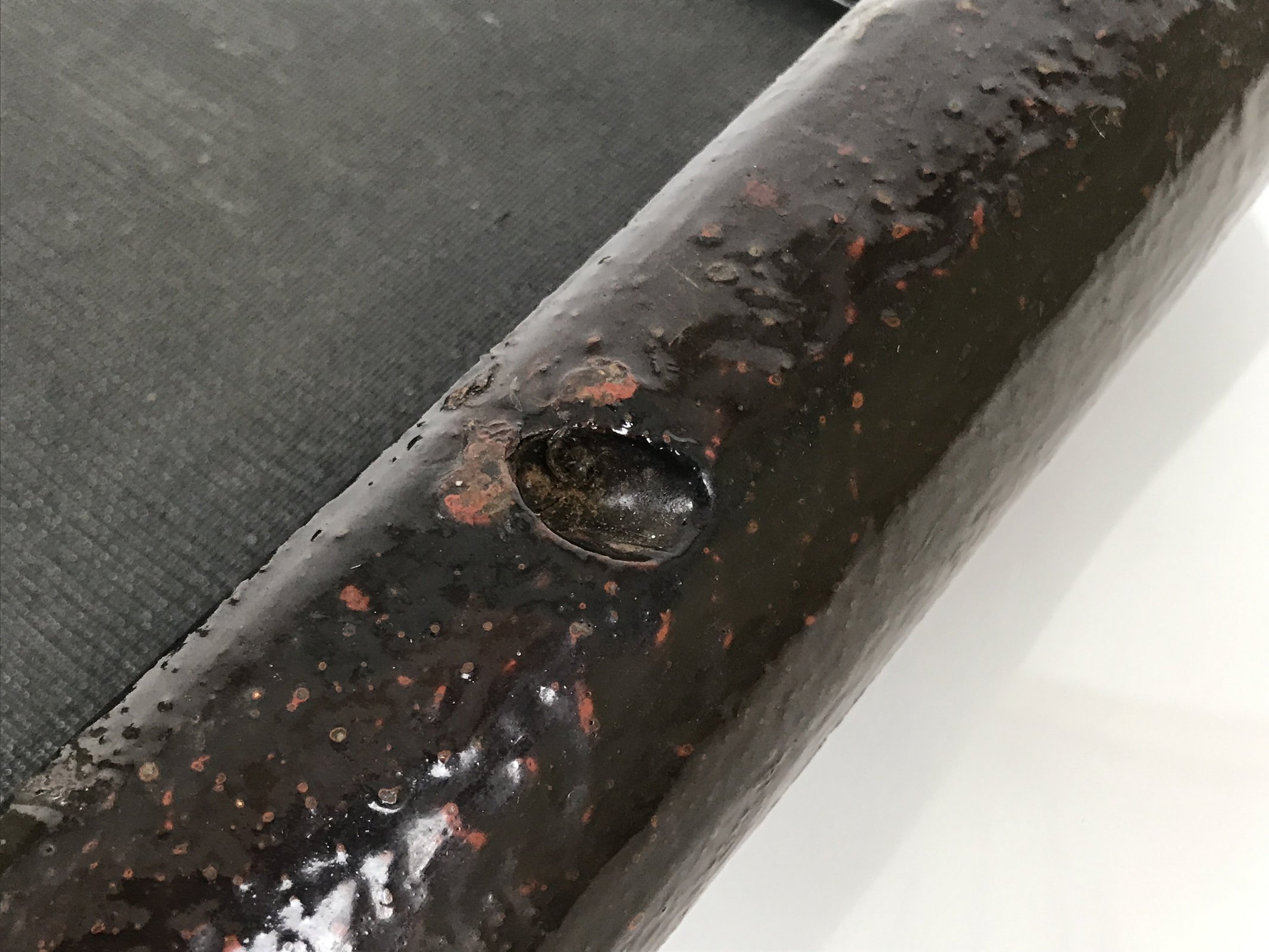 Japanese Lacquered Wooden Flower Vase Stand Vtg Wakasa Nuri Kadai Ikebana WT580