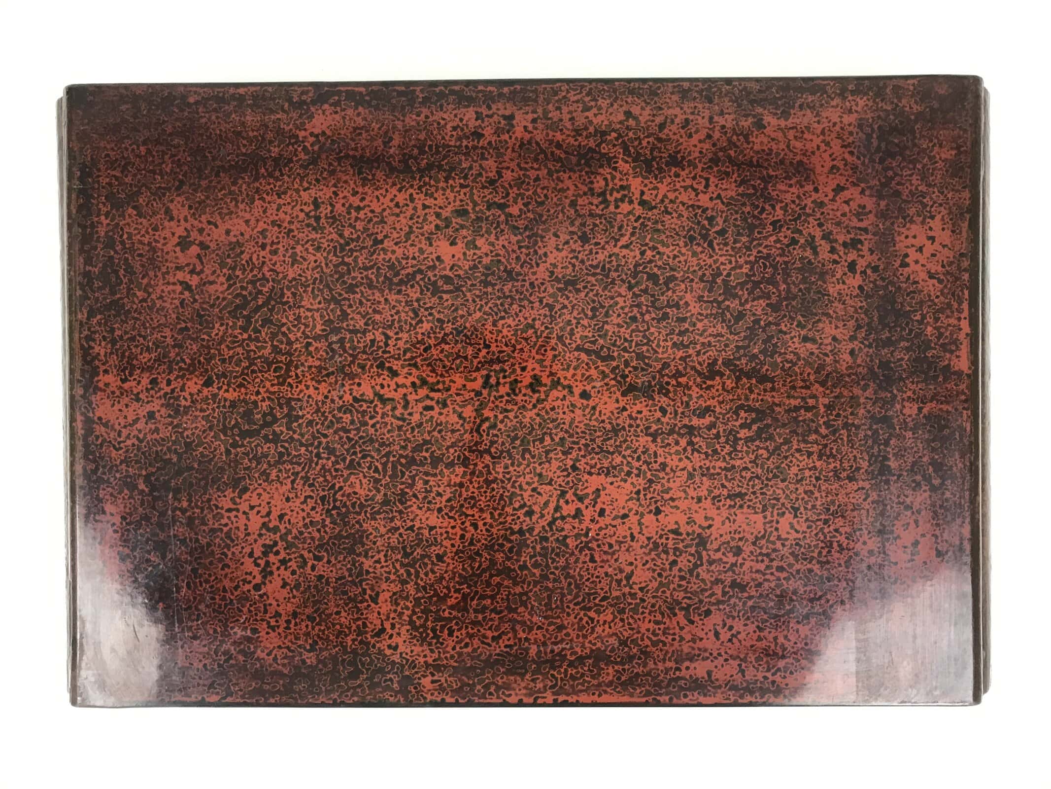 Japanese Lacquered Wooden Flower Vase Stand Vtg Wakasa Nuri Kadai Ikebana WT580