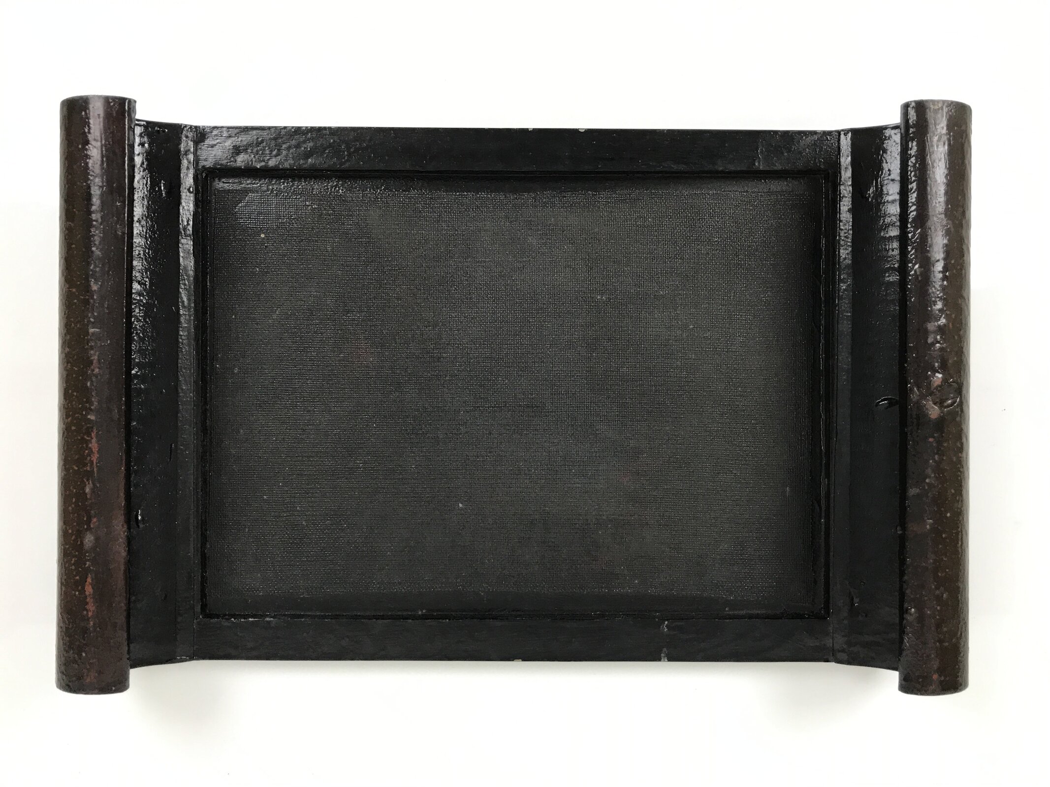 Japanese Lacquered Wooden Flower Vase Stand Vtg Wakasa Nuri Kadai Ikebana WT580