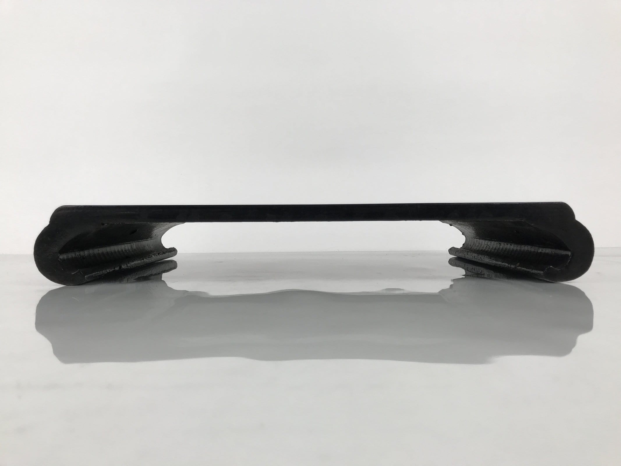 Japanese Lacquered Wooden Flower Vase Stand Vtg Wakasa Nuri Kadai Ikebana WT580