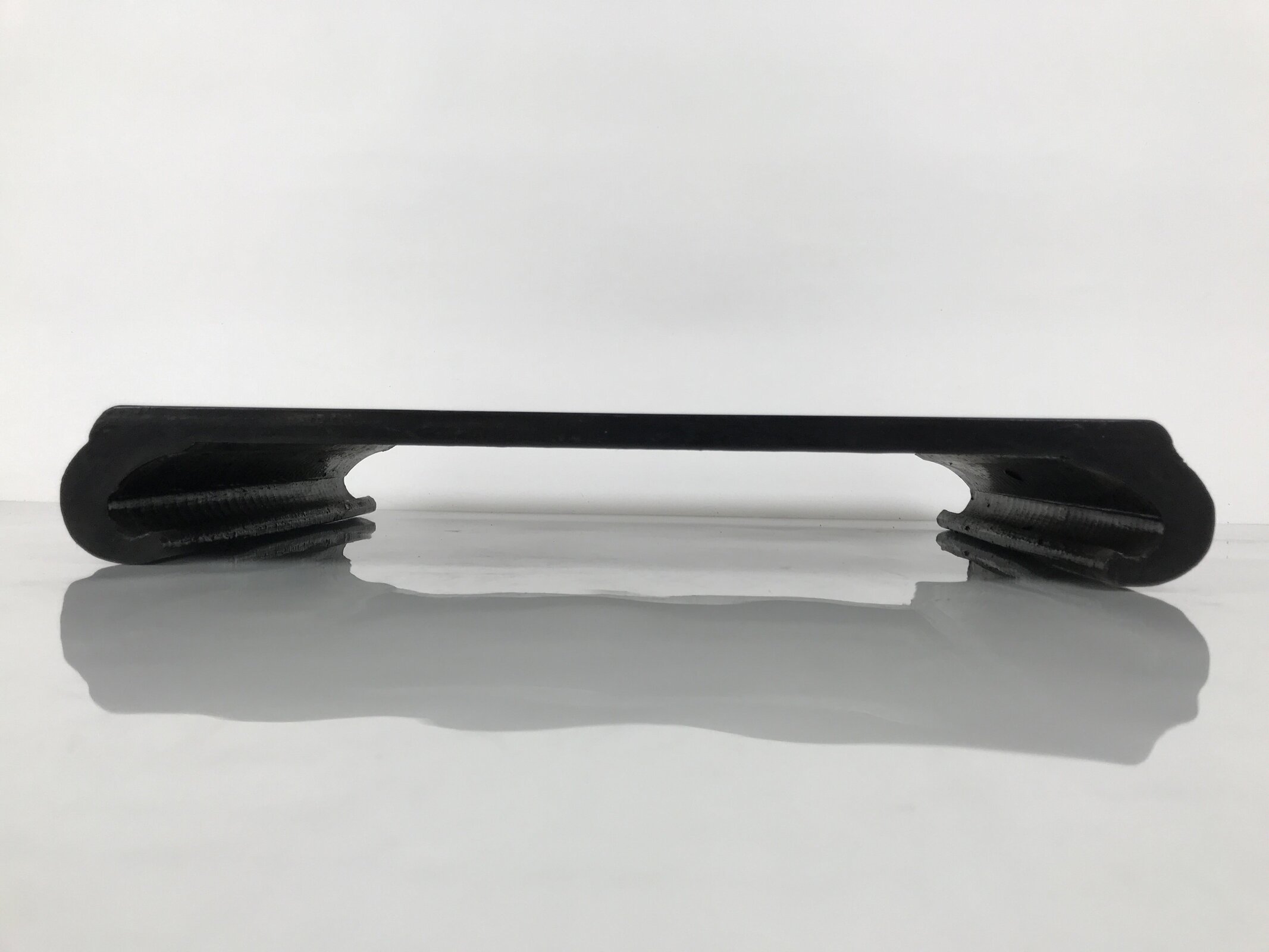 Japanese Lacquered Wooden Flower Vase Stand Vtg Wakasa Nuri Kadai Ikebana WT580