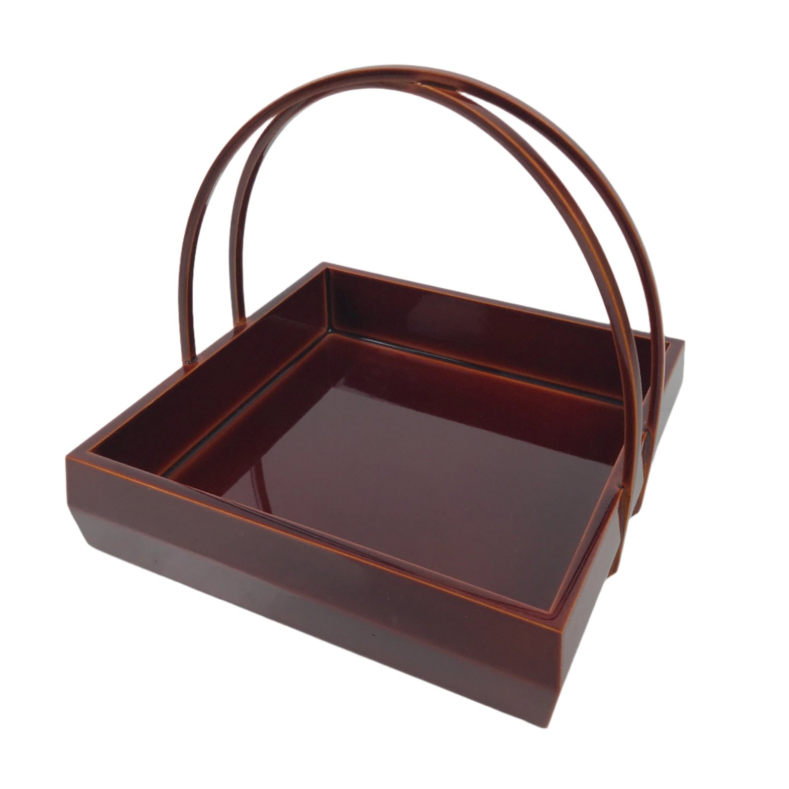 Japanese Lacquered Wooden Kashiki Snack Tray Kashibachi Hida Shunkei LWB129