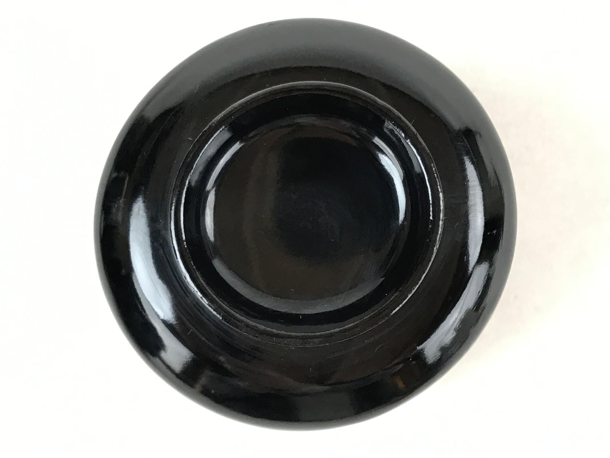 Japanese Lacquered Wooden Lidded Bowl Owan Vtg Rice Soup Dish Red Black LB94