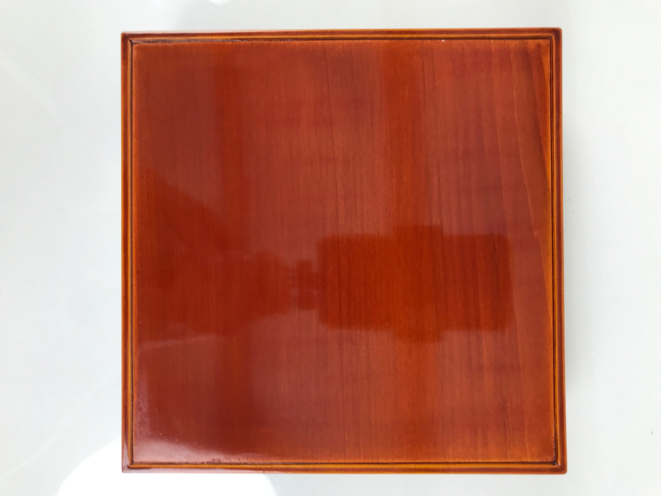 Japanese Lacquered Wooden Lunch Box Bento Hida Shunkei Vtg Brown Jubako LWB180