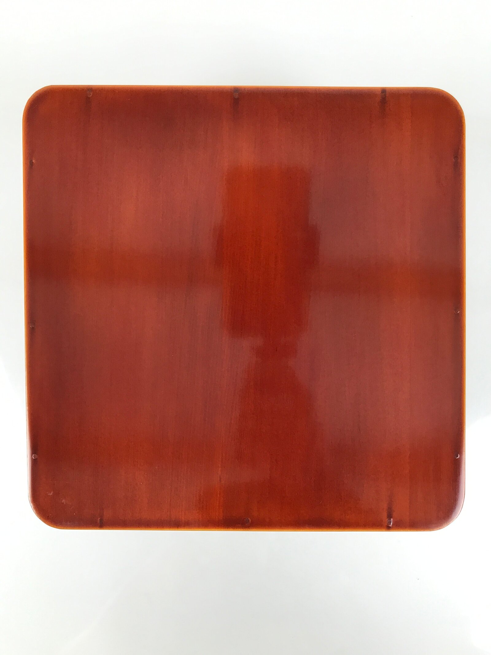 Japanese Lacquered Wooden Lunch Box Bento Jubako Shunkei Two Tiers Brown L557