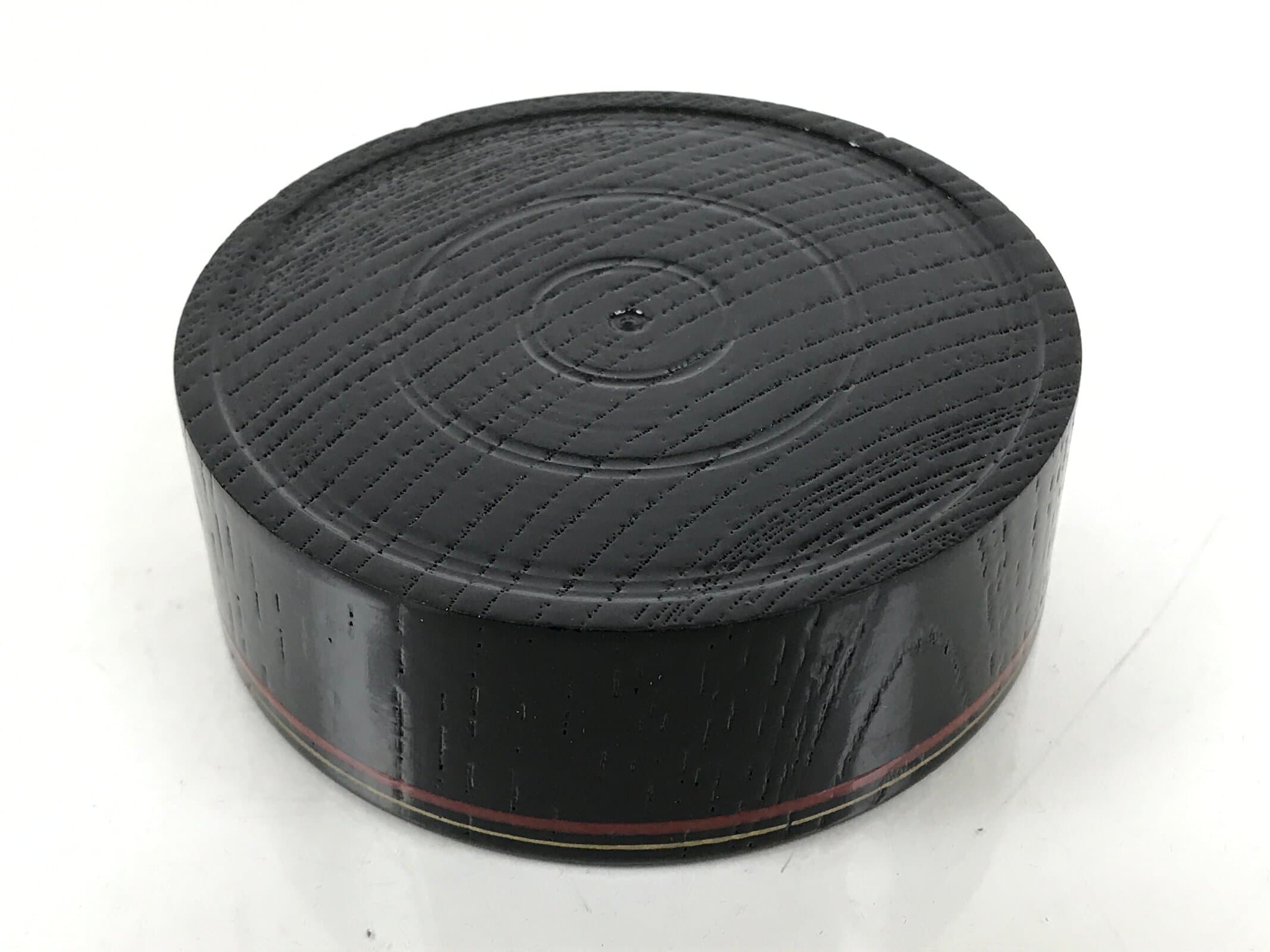 Japanese Lacquered Wooden Sake Snack Cup Vtg Kobachi Bowl Black Gold Red L525