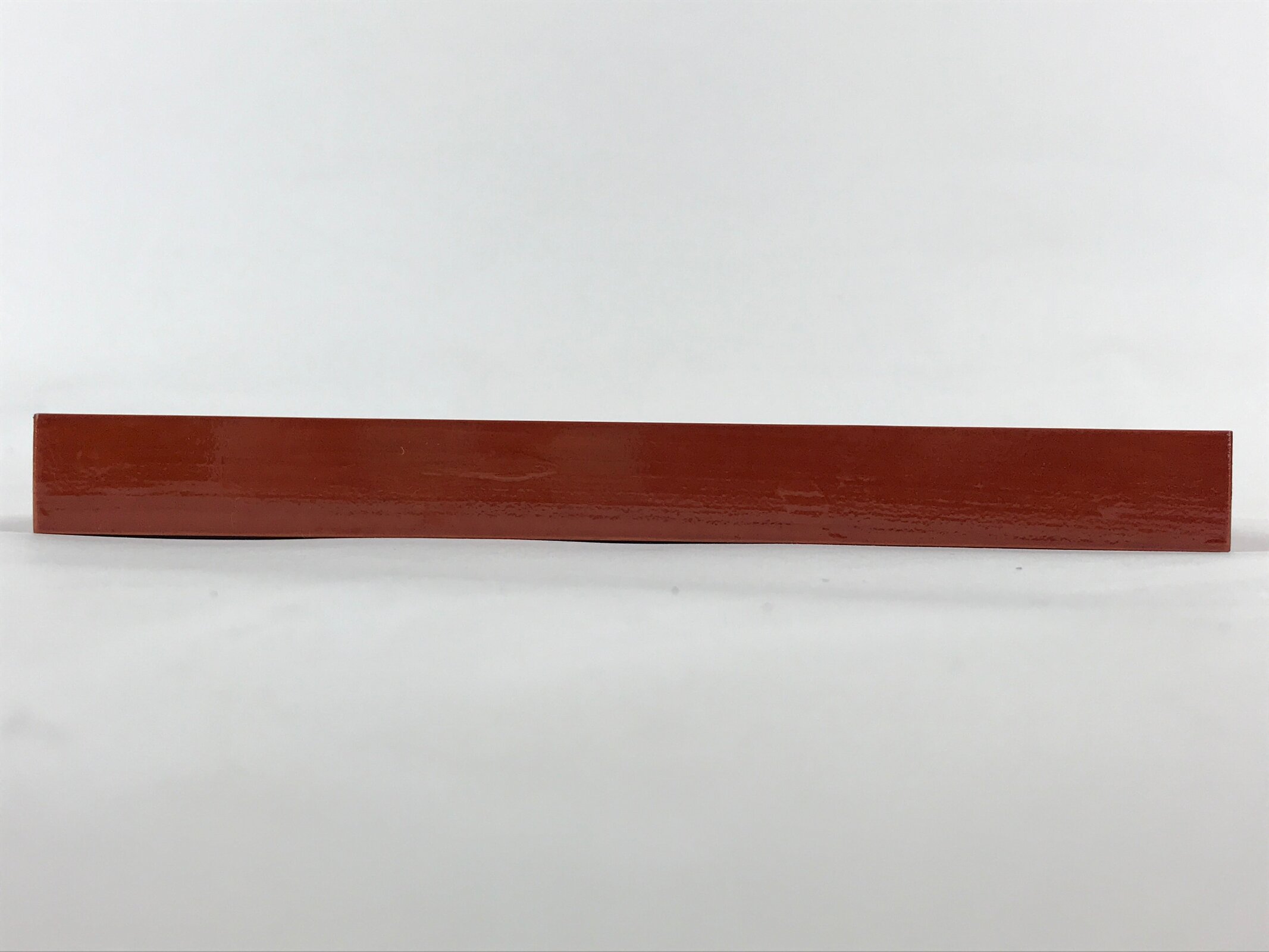 Japanese Lacquered Wooden Serving Tray Vtg Obon Shunkei Nuri Brown UR902