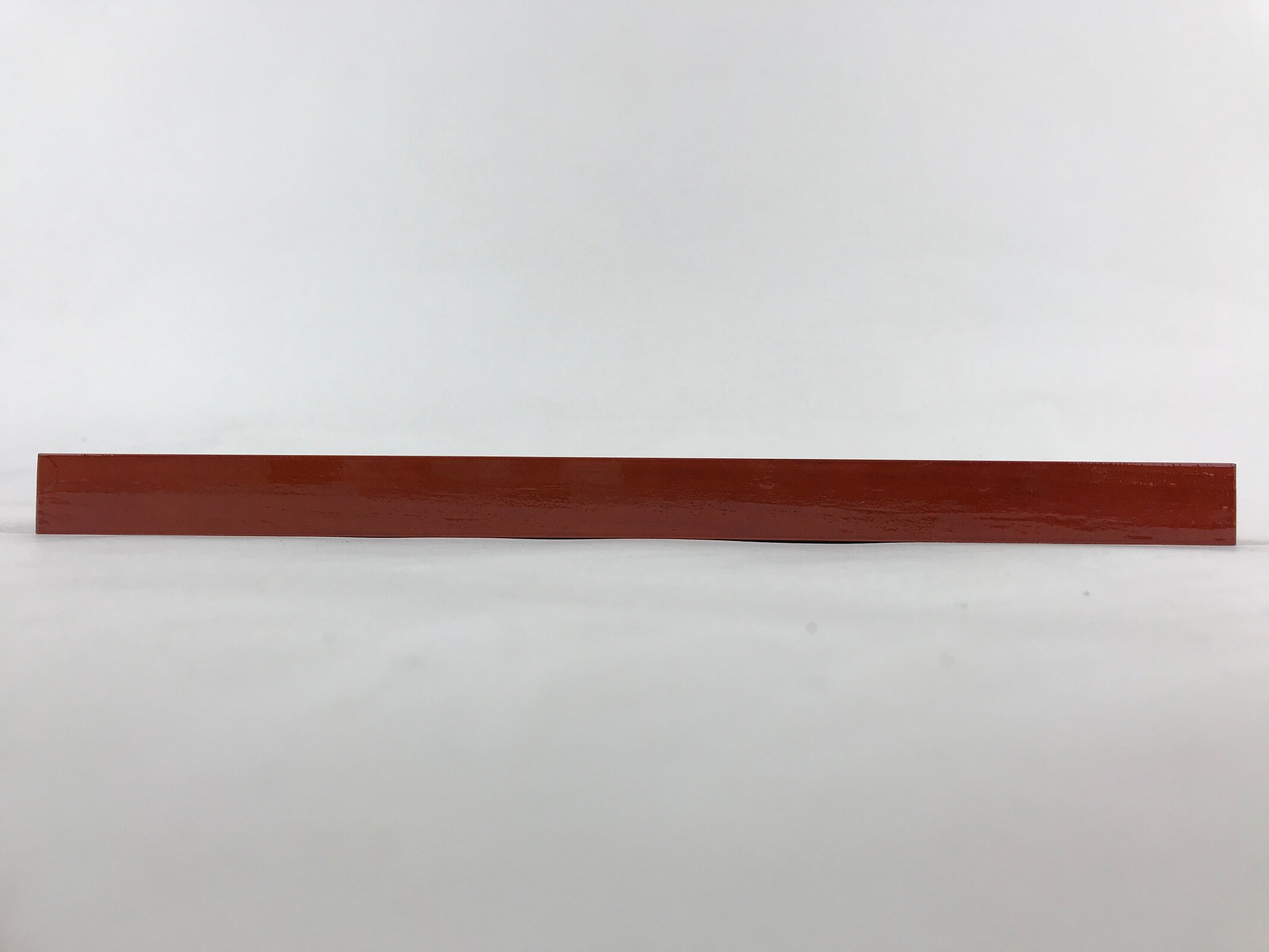 Japanese Lacquered Wooden Serving Tray Vtg Obon Shunkei Nuri Brown UR902