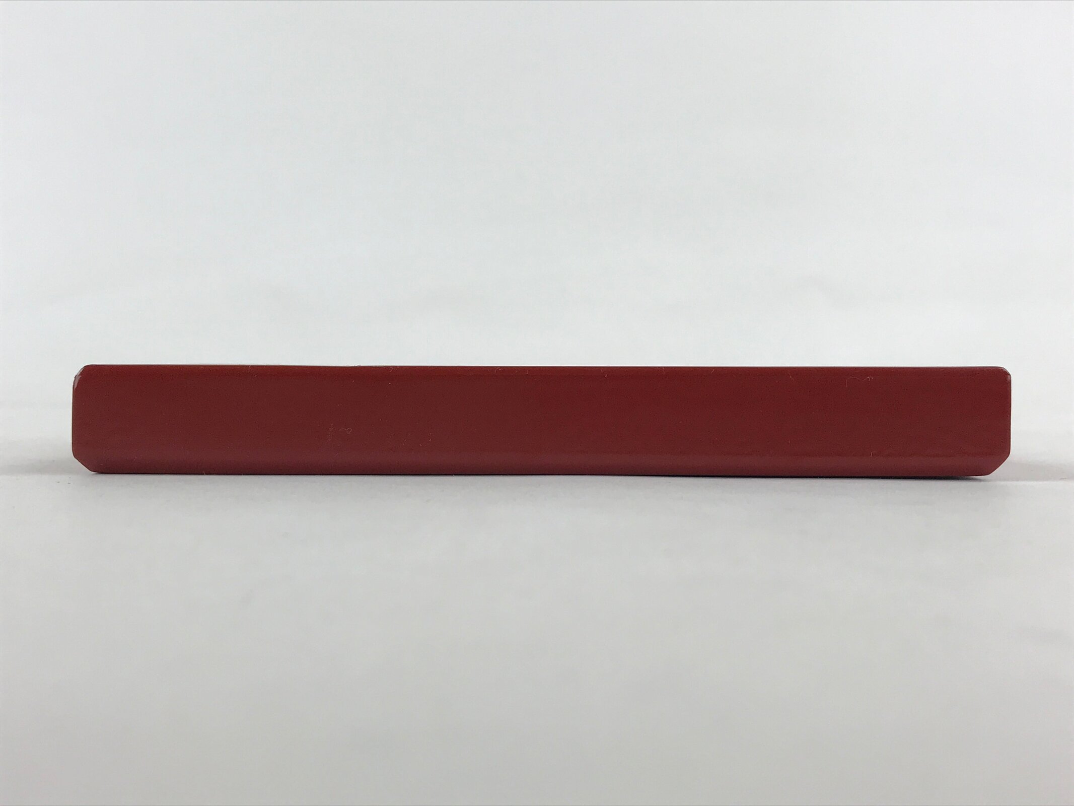 Japanese Lacquered Wooden Serving Tray Vtg Small Obon Red Weave Pattern UR893