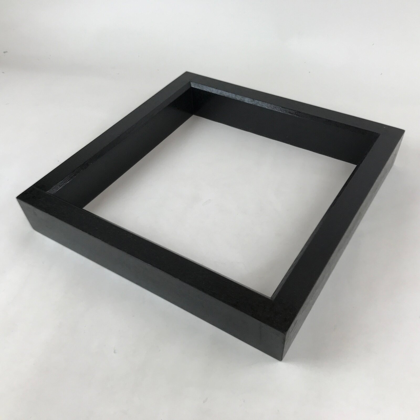 Japanese Lacquered Wooden Tea Ceremony Ro Hearth Frame Robuchi Vtg Black LWB83