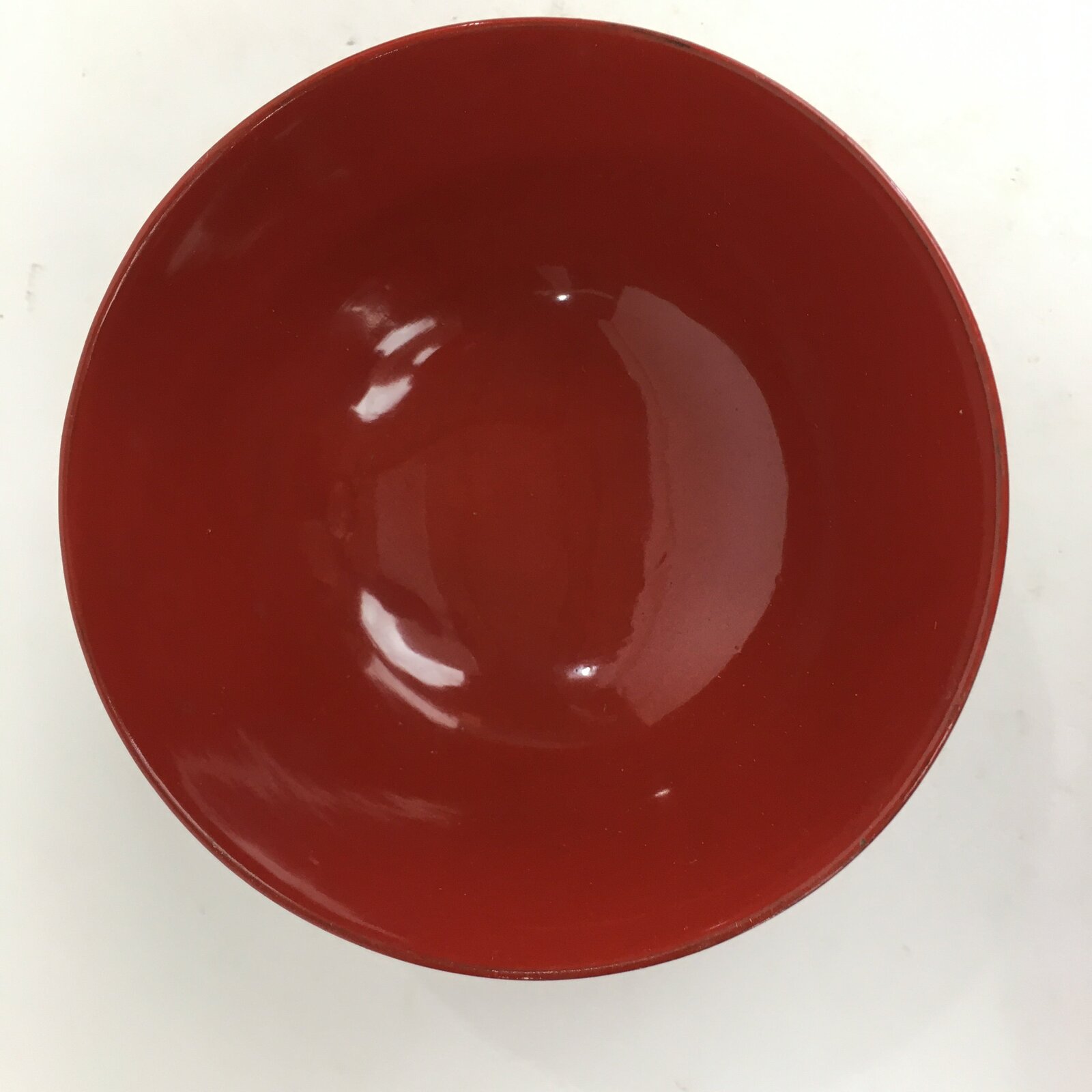 Japanese Lacquerware Lidded Bowl Vtg Maki-e Gold Owan Soup Bowl Red UR649