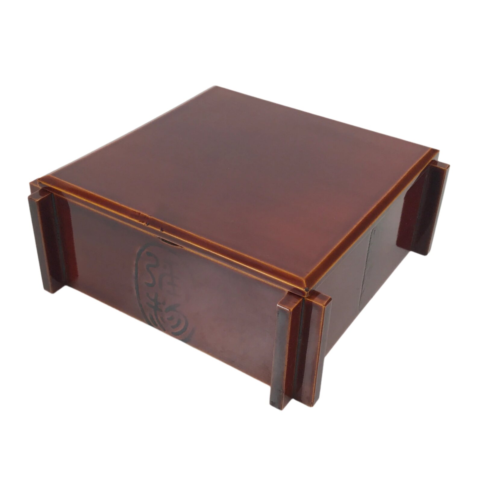 Japanese Lacquerware Shunkei-Nuri Bento Box Kashiki Kashiwan Tea Ceremony L433