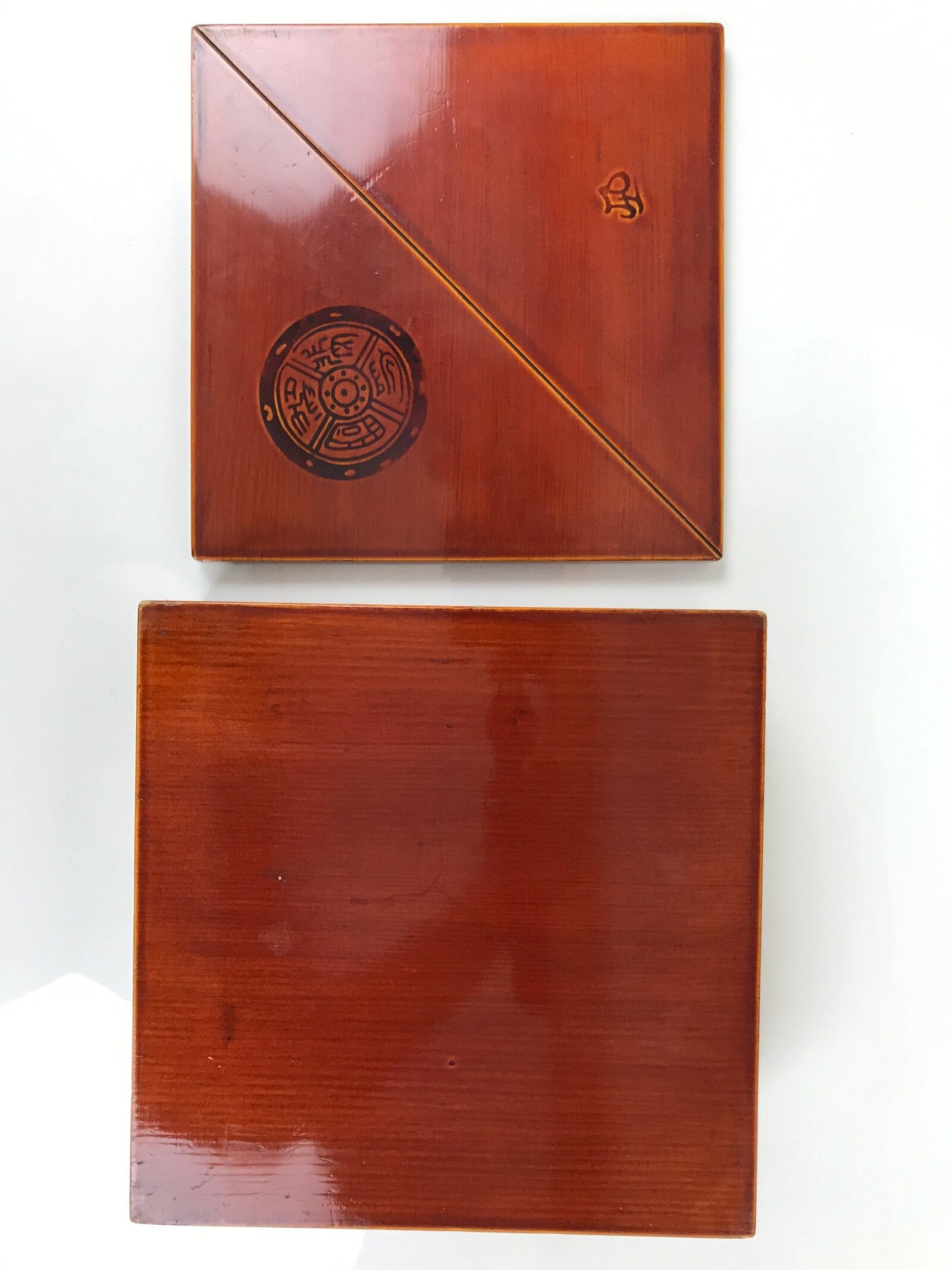 Japanese Lacquerware Shunkei-Nuri Bento Box Kashiki Kashiwan Tea Ceremony L555