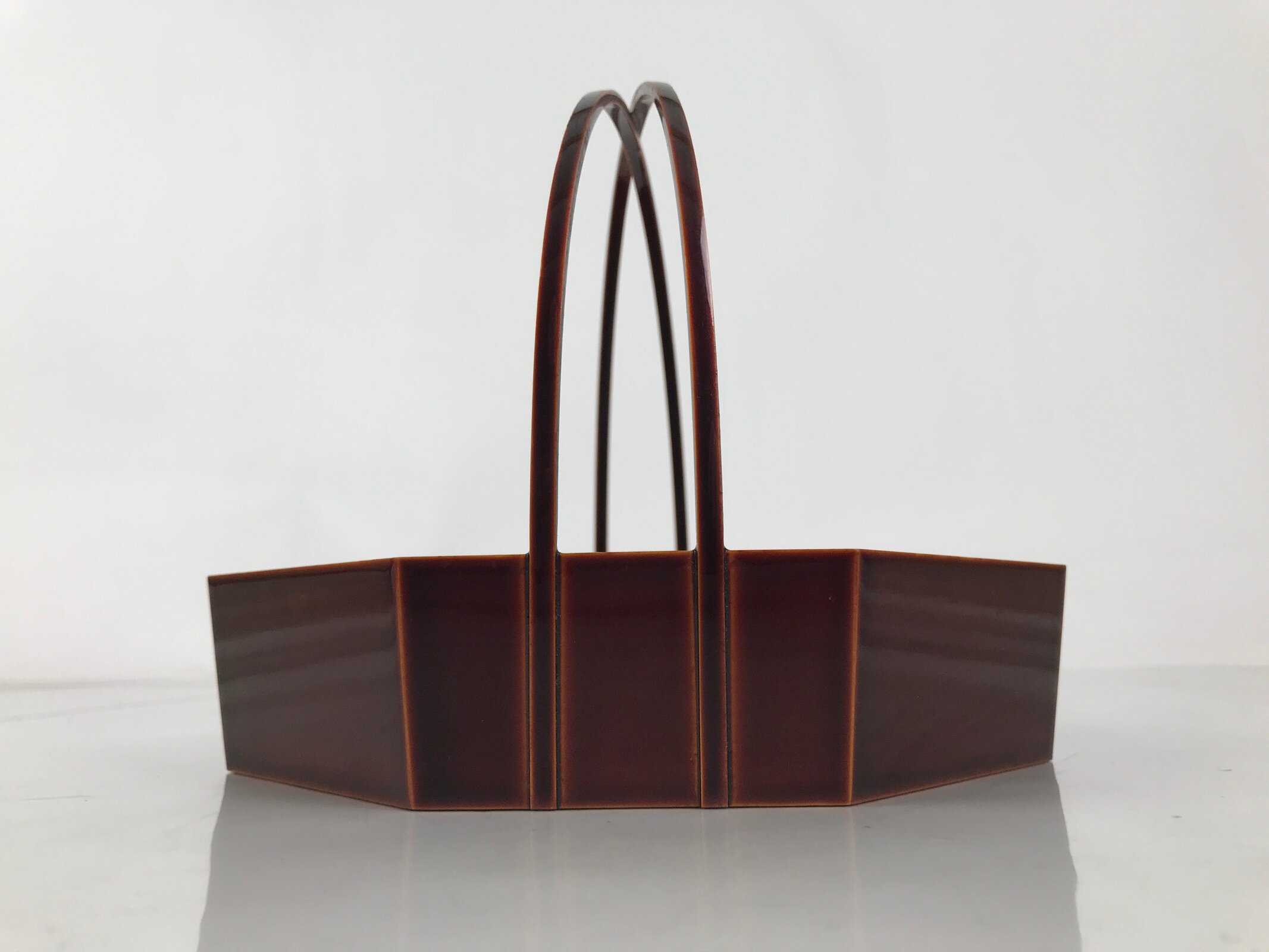 Japanese Lacquerware Shunkei-Nuri Snack Bowl Plate Kashiki Tea Ceremony LWB164