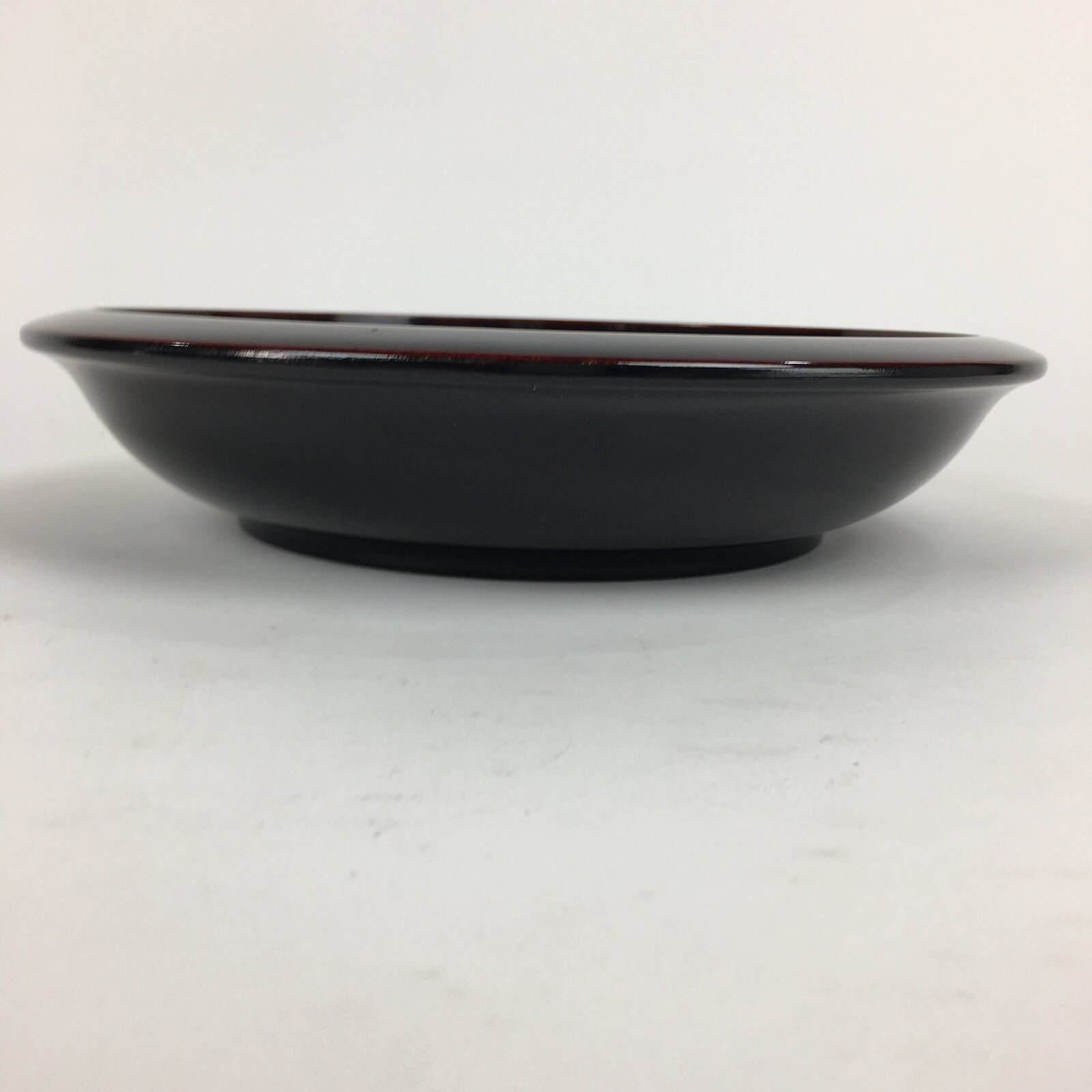 Japanese Lacquerware Snack Bowl Vtg Echizen-Nuri Kashiki Flower UR624