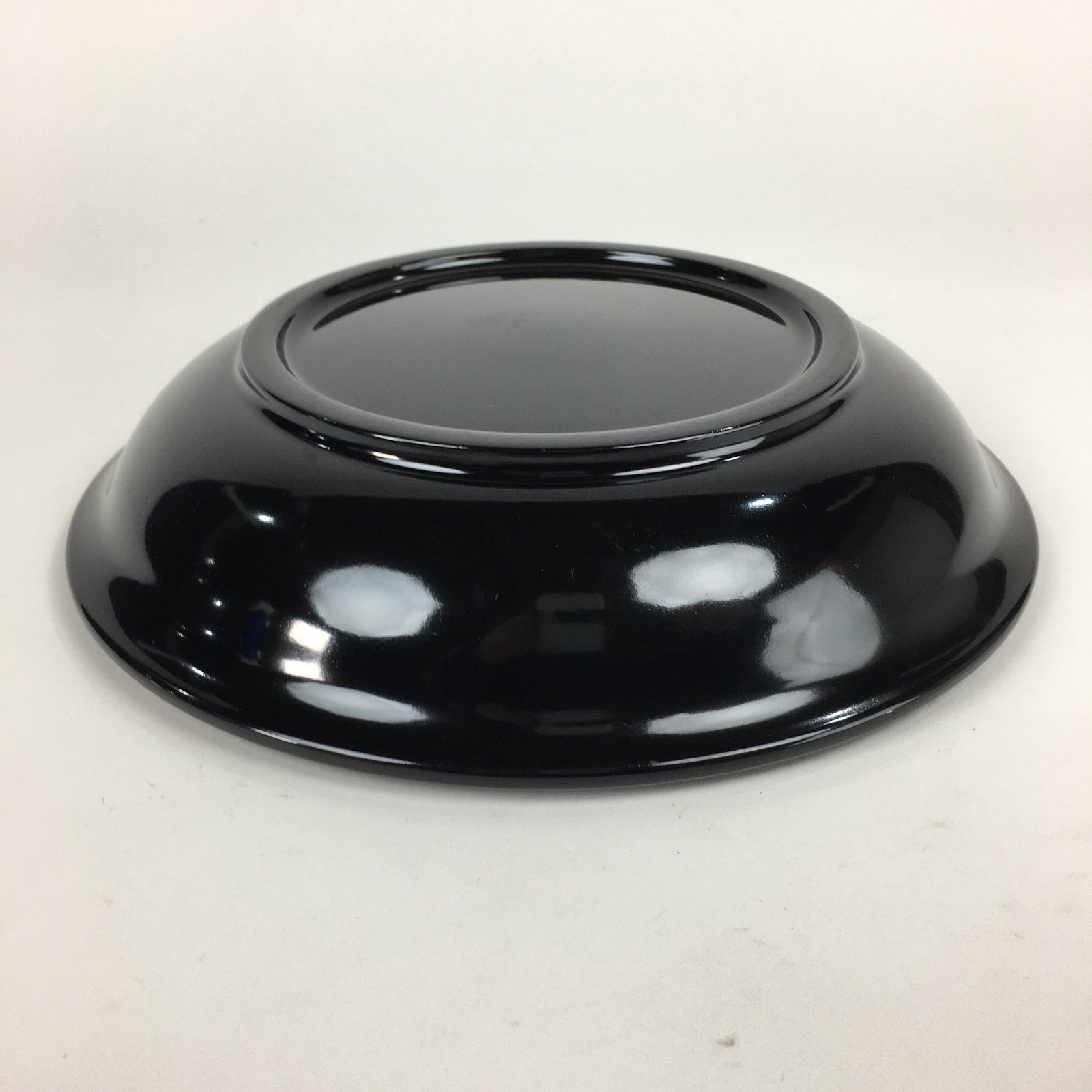 Japanese Lacquerware Snack Bowl Vtg Echizen-Nuri Kashiki Flower UR624