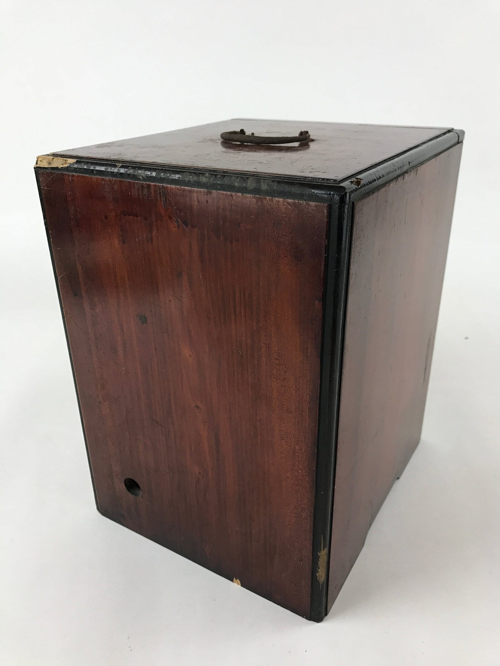 Japanese Lacquerware Two Bento Boxes 5 Tiers 2 Lids Vtg Wood Storage Box LWB62