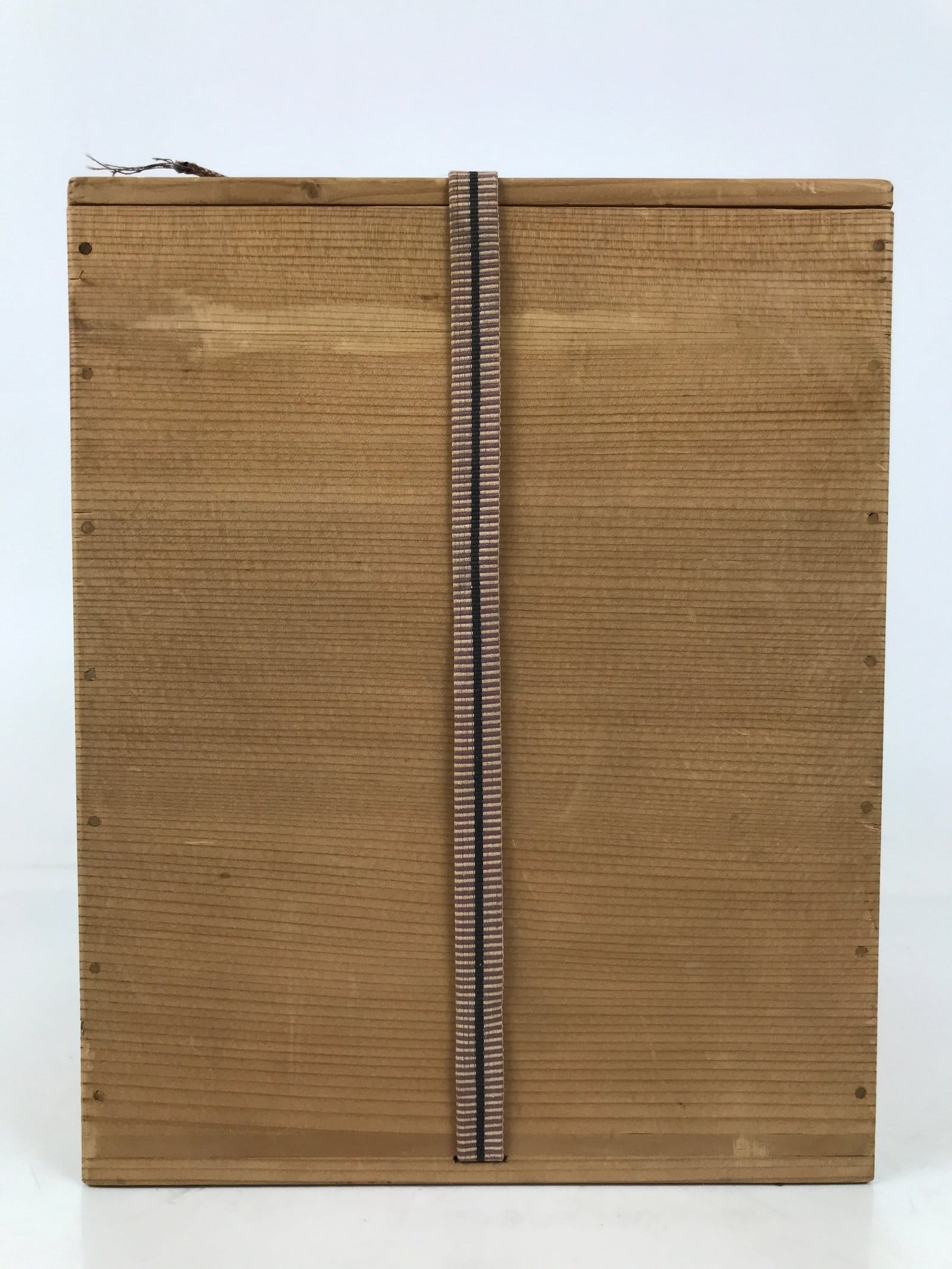 Japanese Large Porcelain Sometsuke Flower Vase Vtg Floral Blue White w/Box PX778