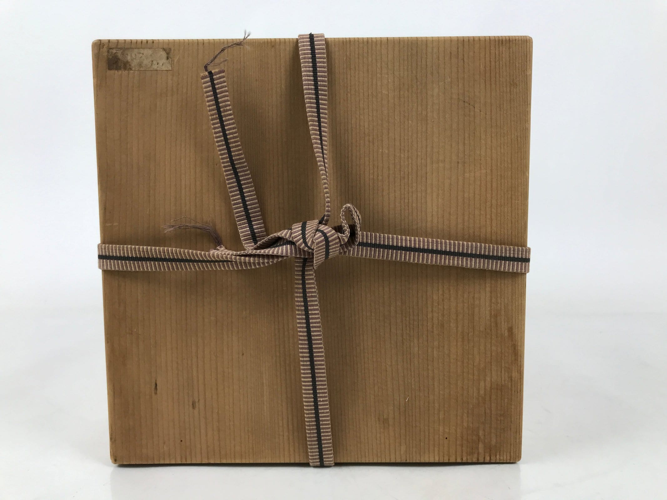 Japanese Large Porcelain Sometsuke Flower Vase Vtg Floral Blue White w/Box PX778