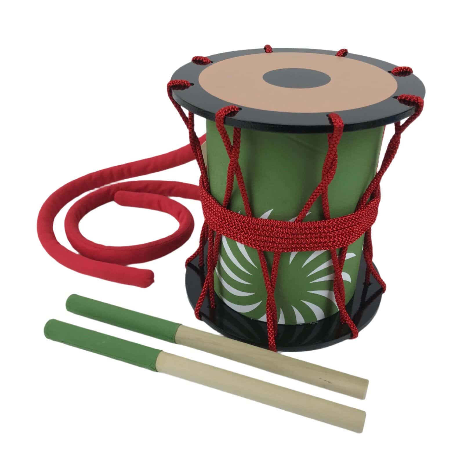 Japanese Maedaiko Practice Drum Musical Instrument Geisha Kabuki Bachi JK863