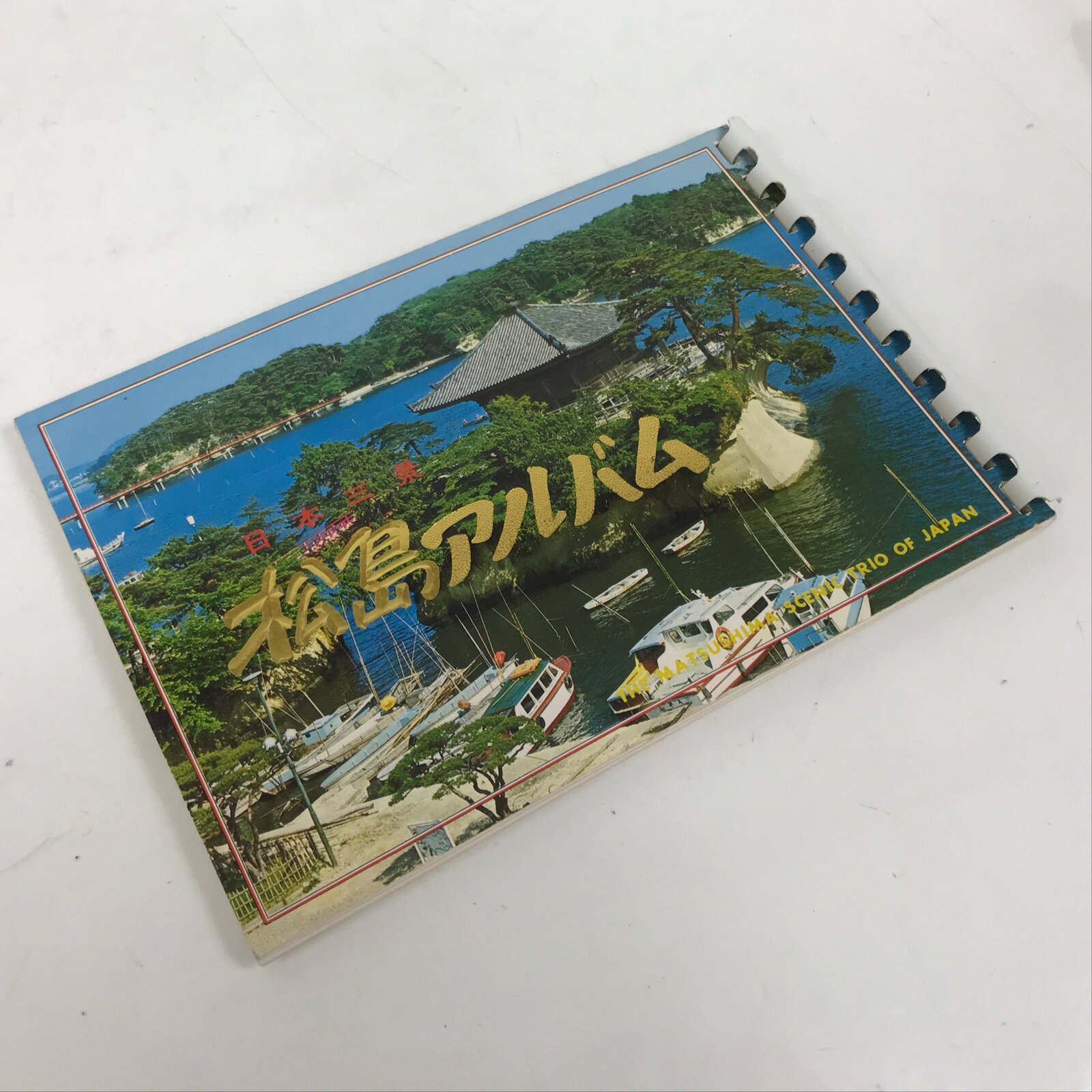 Japanese Matsushima Bay Photo Book Vtg Souvenir Full Color Paper P372