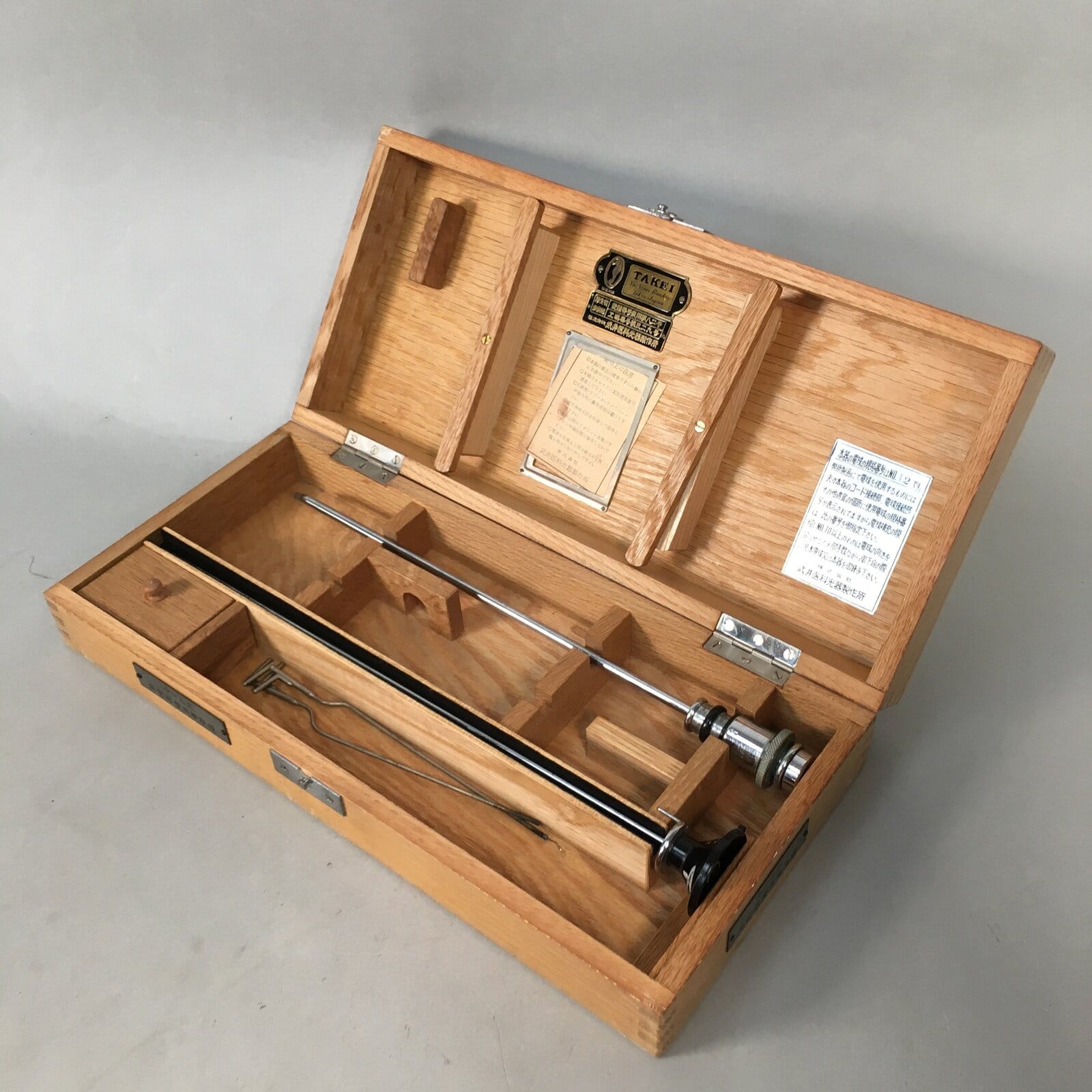 Japanese Medical Instrument Endoscope Urinary Bladder Vtg Boxed PX532