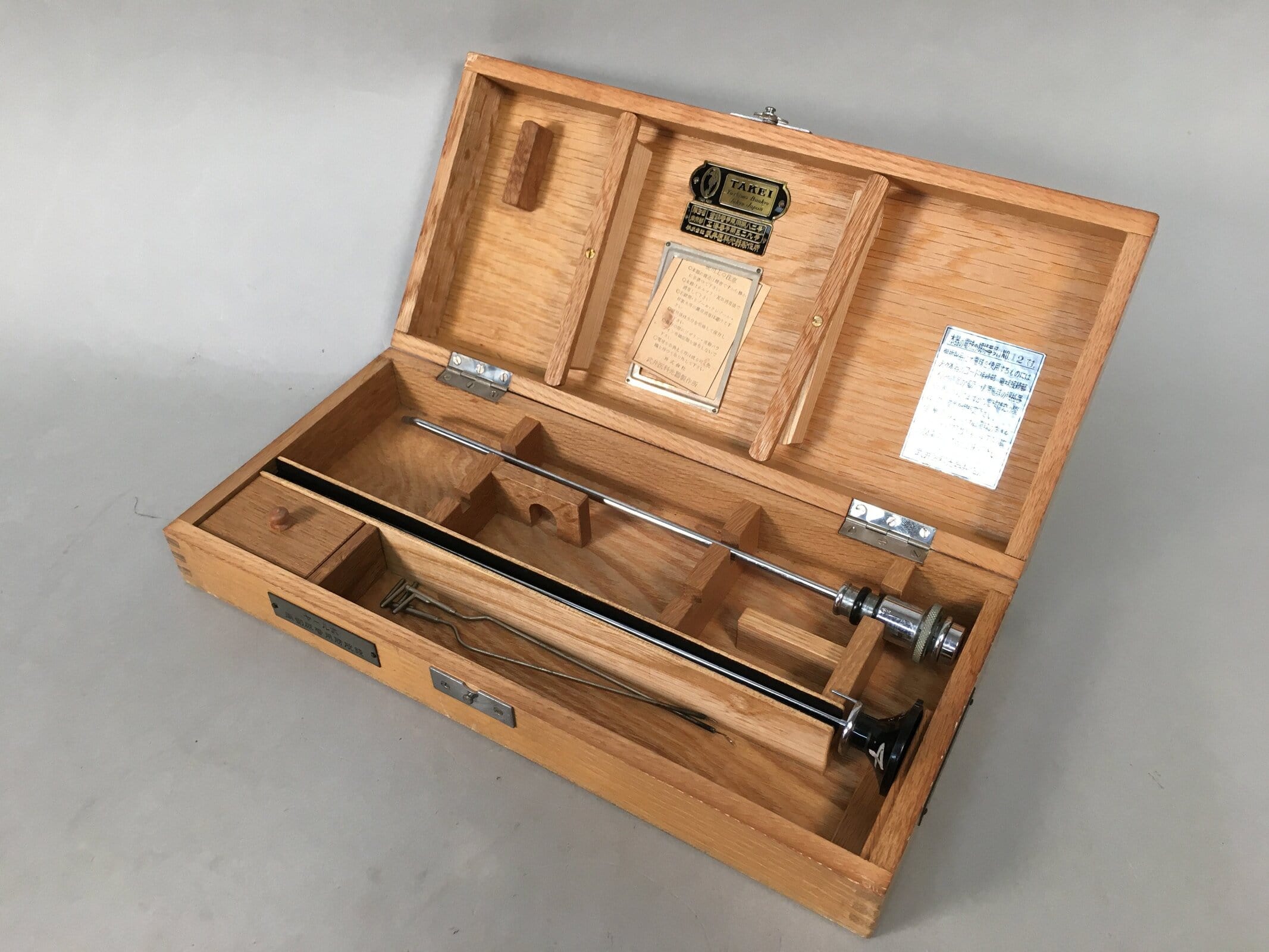 Japanese Medical Instrument Endoscope Urinary Bladder Vtg Boxed PX532