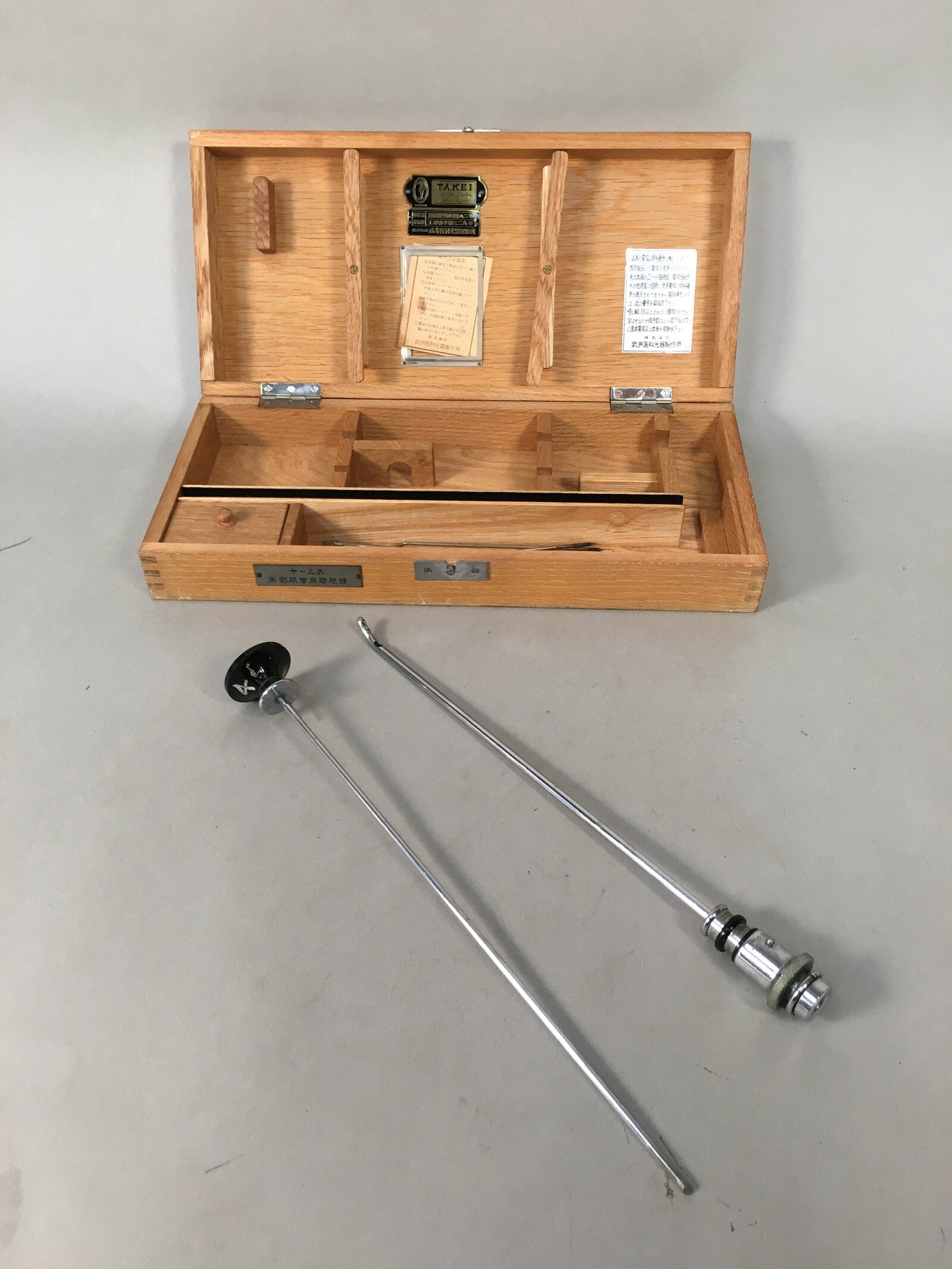 Japanese Medical Instrument Endoscope Urinary Bladder Vtg Boxed PX532