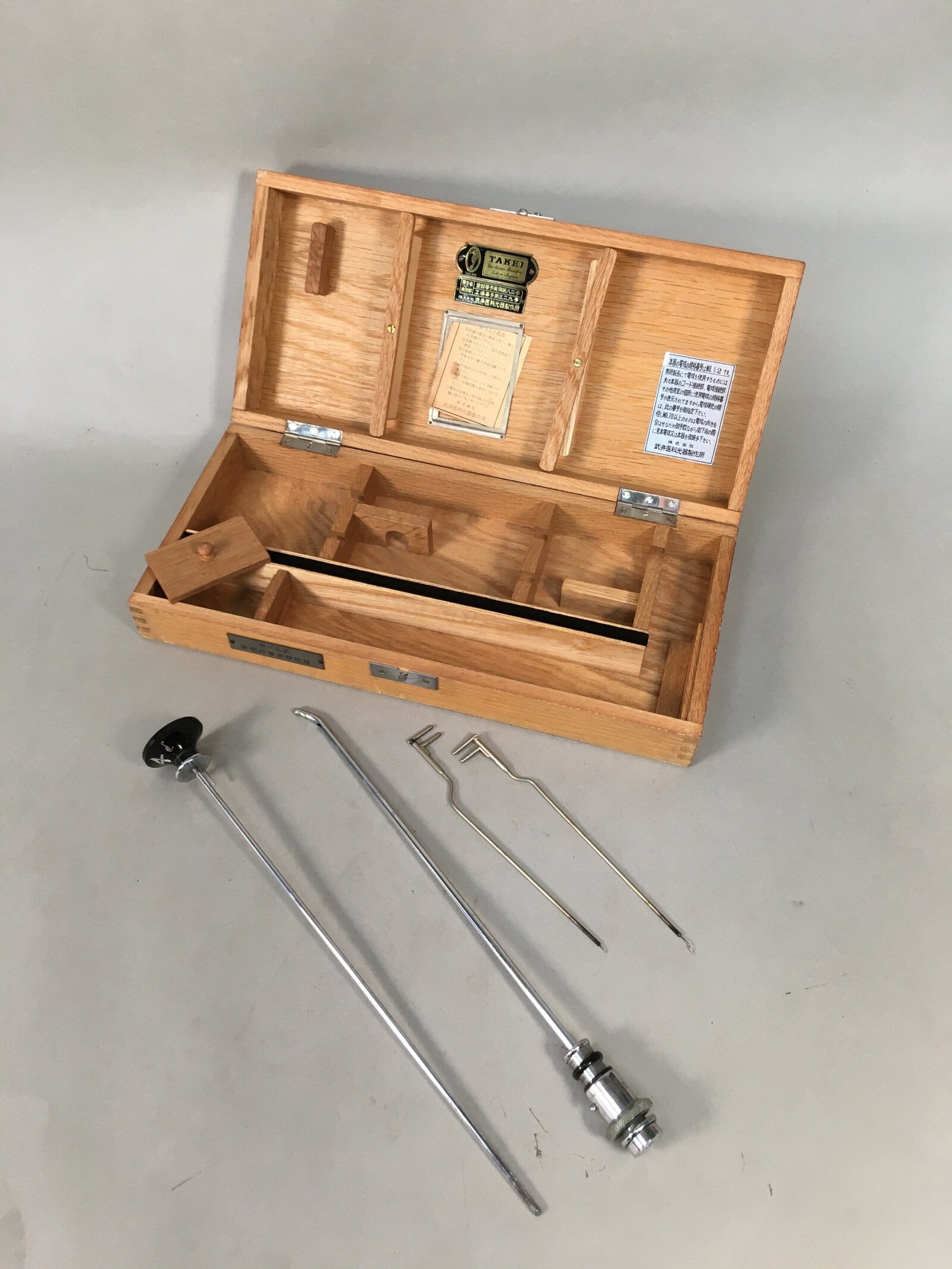 Japanese Medical Instrument Endoscope Urinary Bladder Vtg Boxed PX532