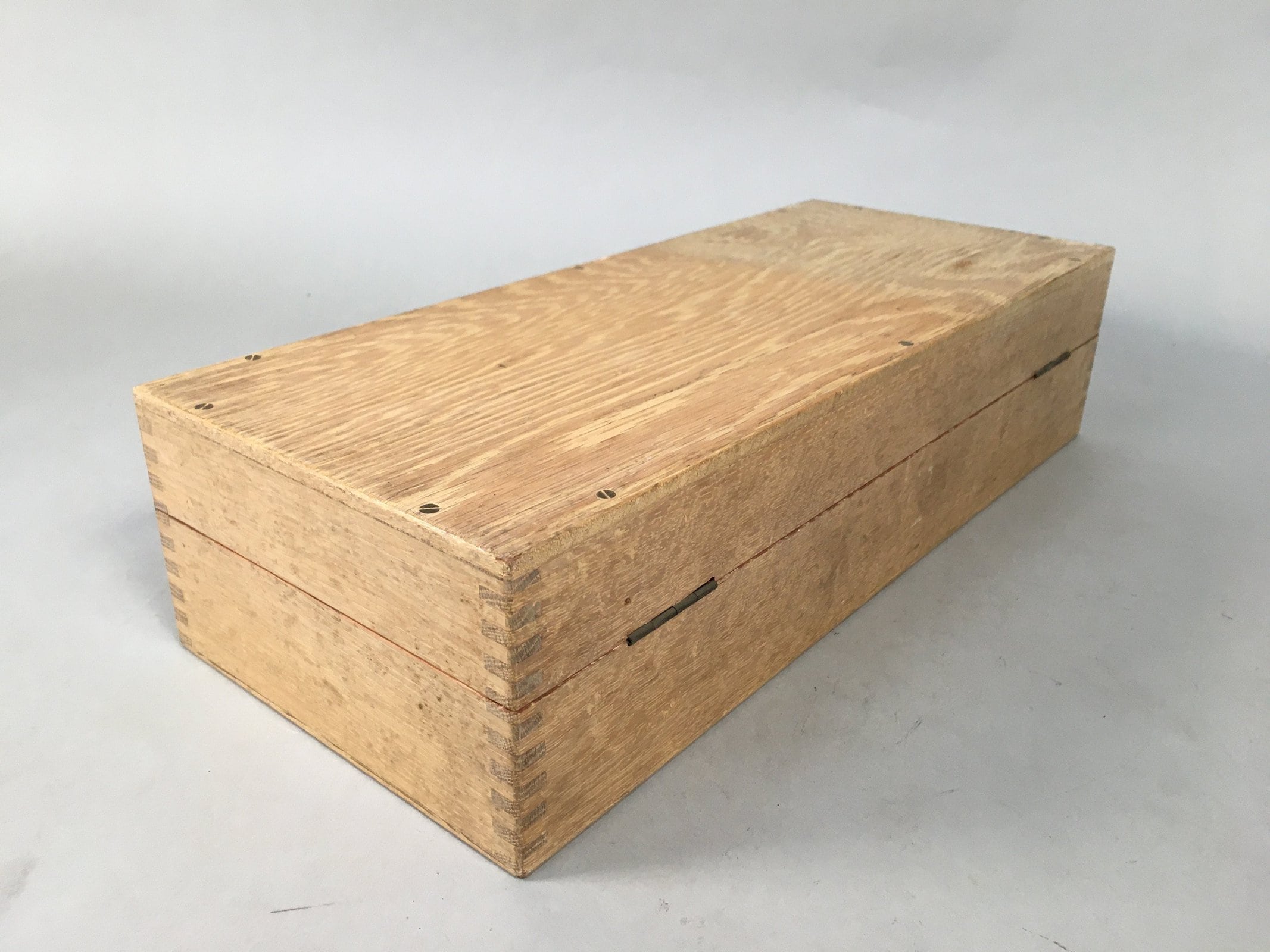 Japanese Medical Instrument Metal Tool Vtg Wooden Boxed PX529