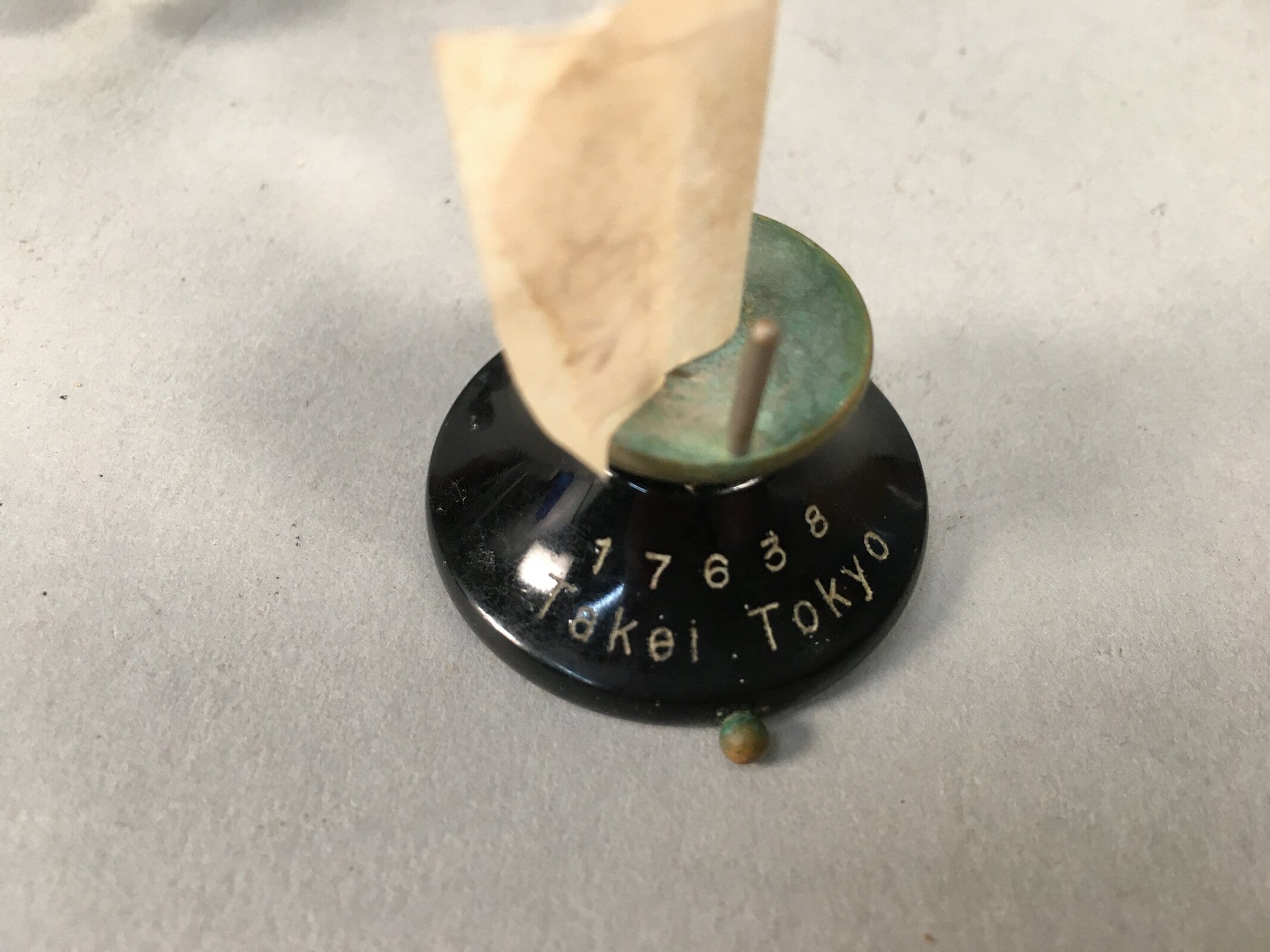 Japanese Medical Instrument Metal Tool Vtg Wooden Boxed PX529