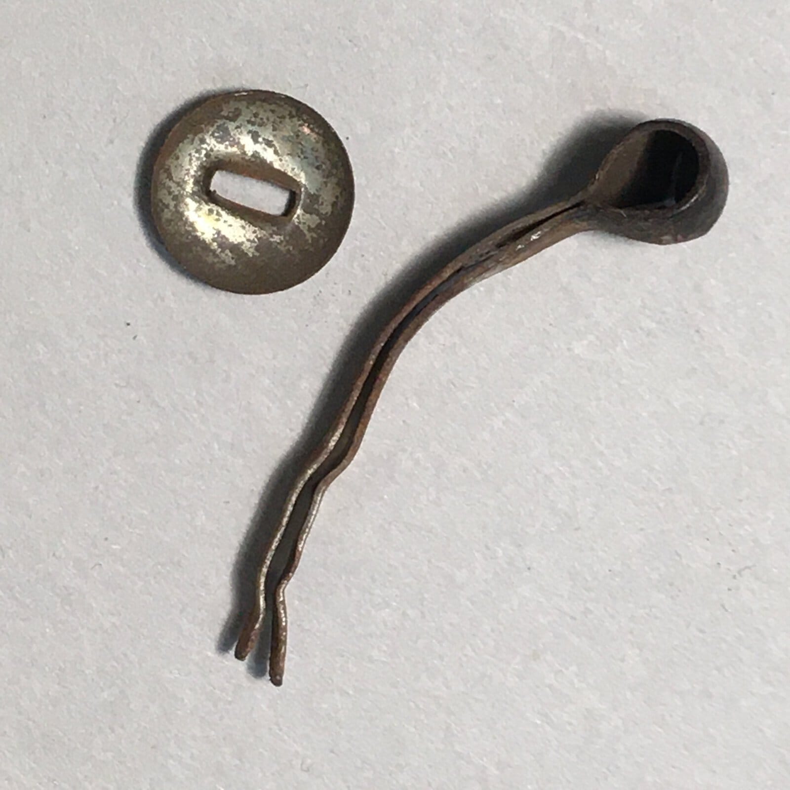 Japanese Metal Parts Chest Tansu Vtg Iron Clasp Handle 24pc Set JK155