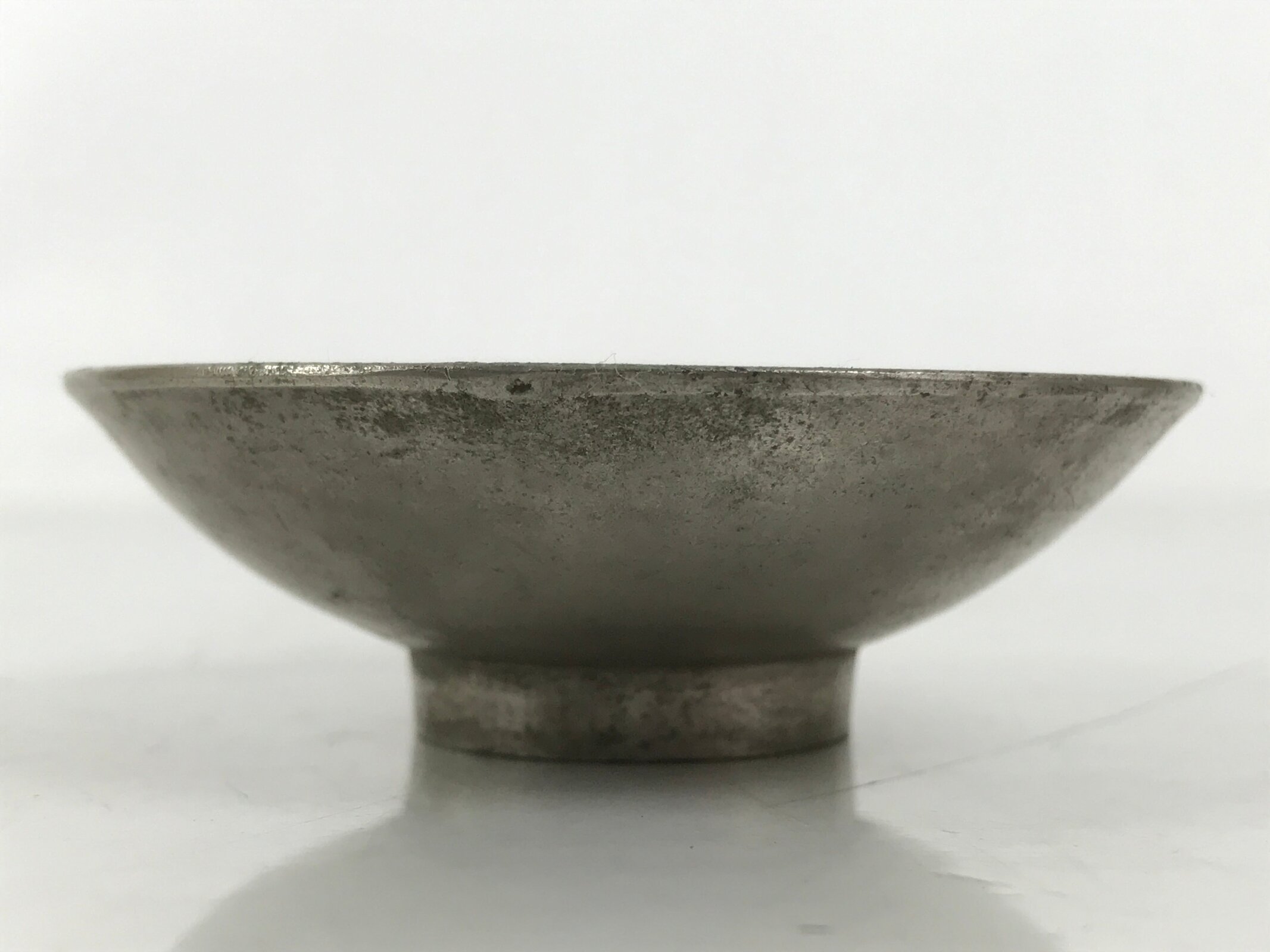 Japanese Metal Sake Cup Sakazuki Vtg Meiji Jingu Visit Commemorative Ochoko G281