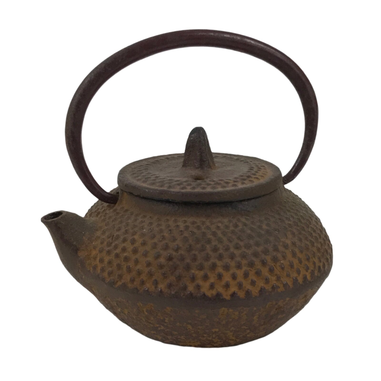 Japanese Miniature Cast Iron Tetsubin Kettle Teapot Vtg Display Nanbu Tekki T119