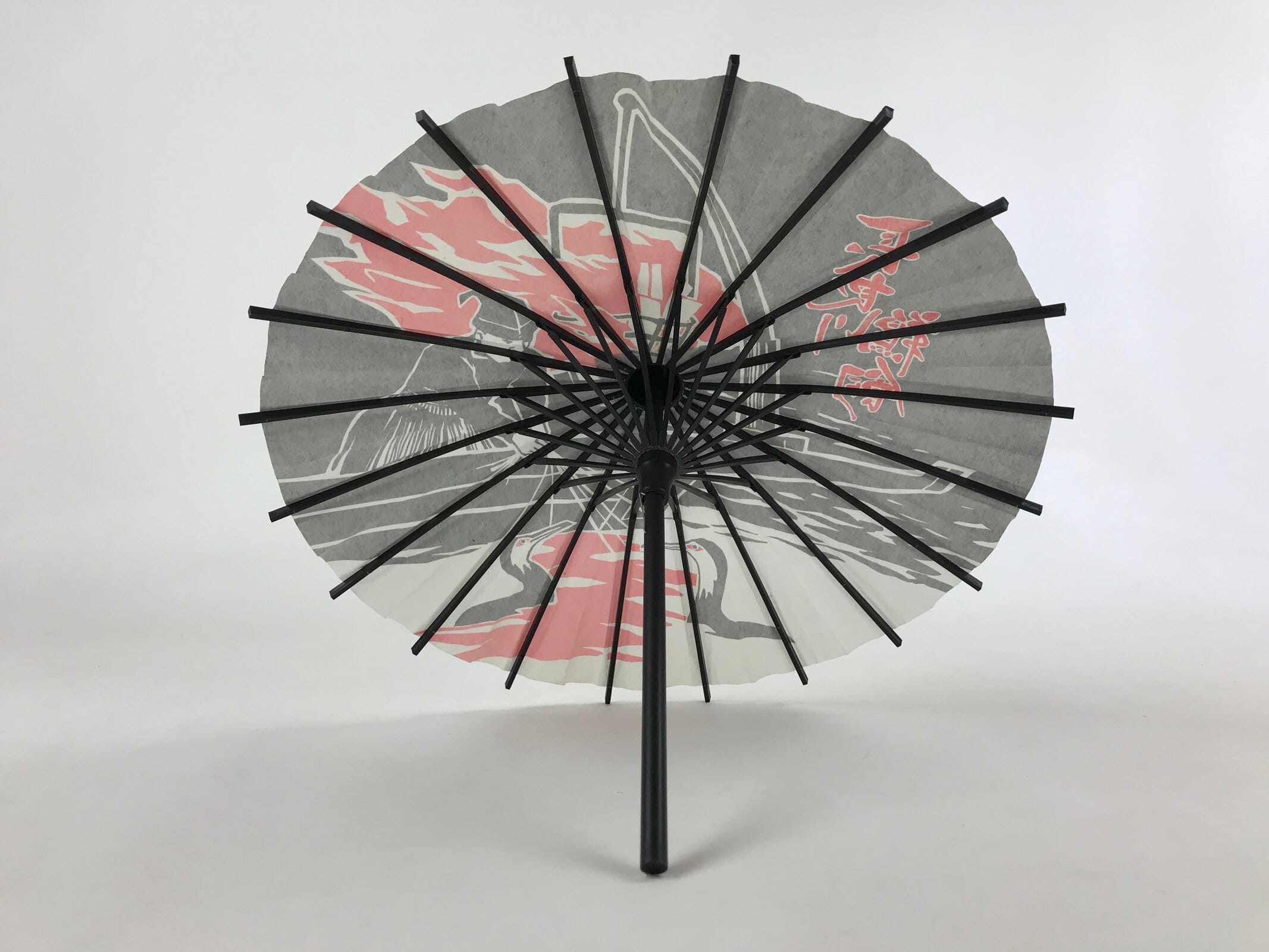 Japanese Miniature Parasol Umbrella Bangasa Cormorant Fishing Nagara River JK600