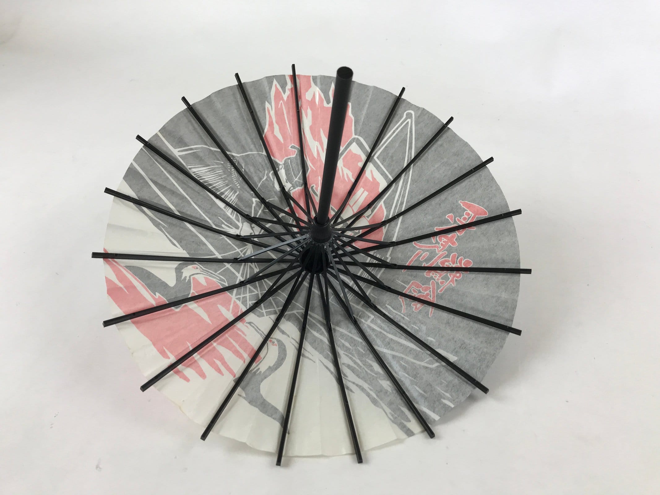 Japanese Miniature Parasol Umbrella Bangasa Cormorant Fishing Nagara River JK600