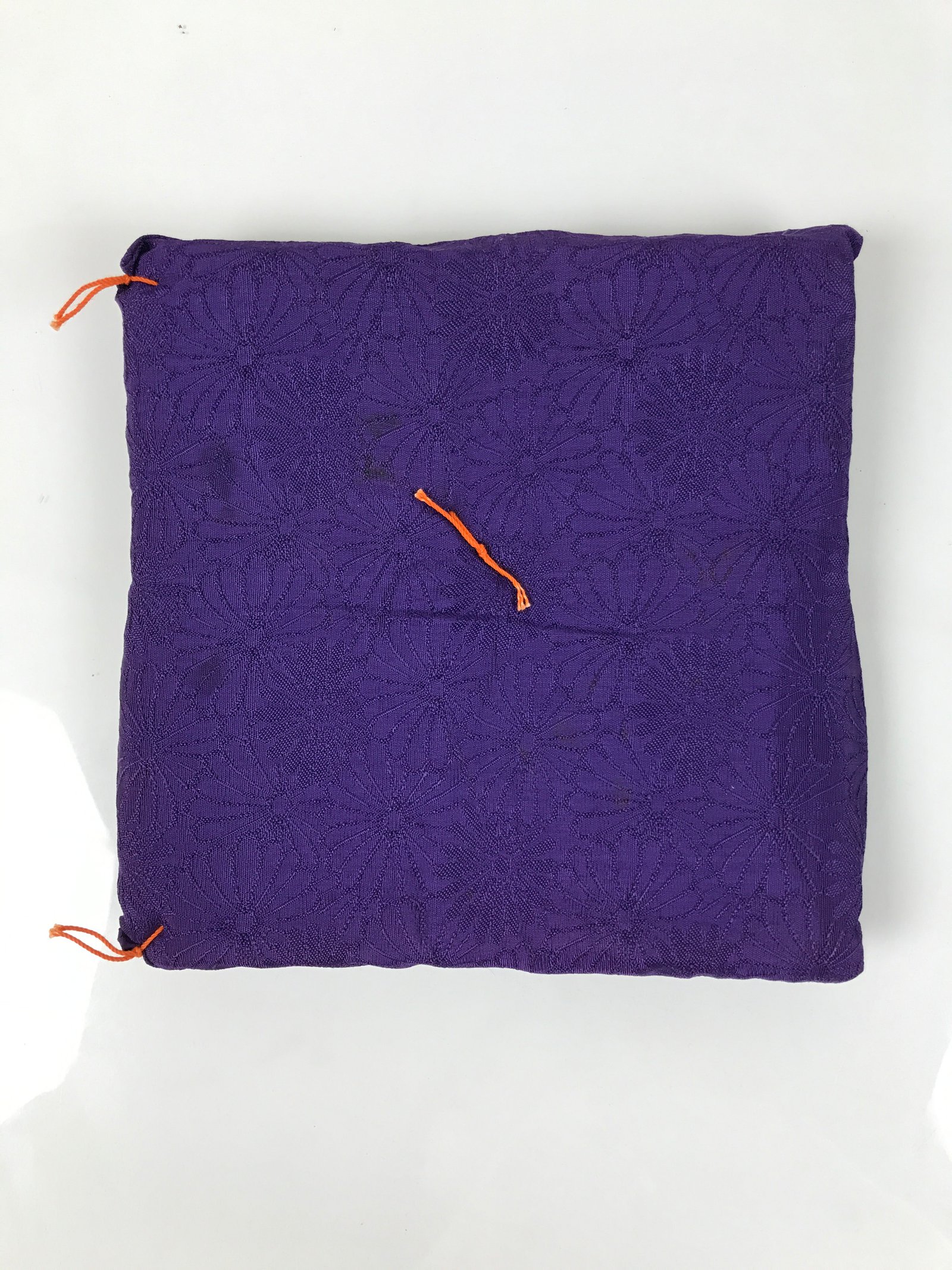 Japanese Miniature Taiko Drum Display Vtg Boys Day Stand Brown Gold Purple ID645