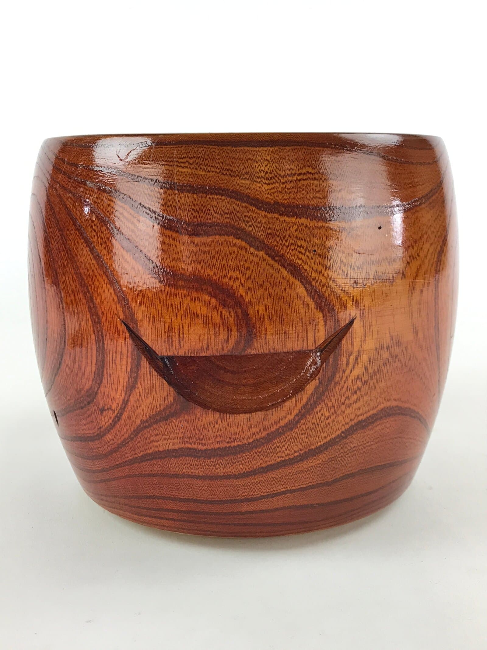 Japanese Mochitsuki Wood Mortar Pestle Set Vtg Brown Small Usu Kine Mochi JK588