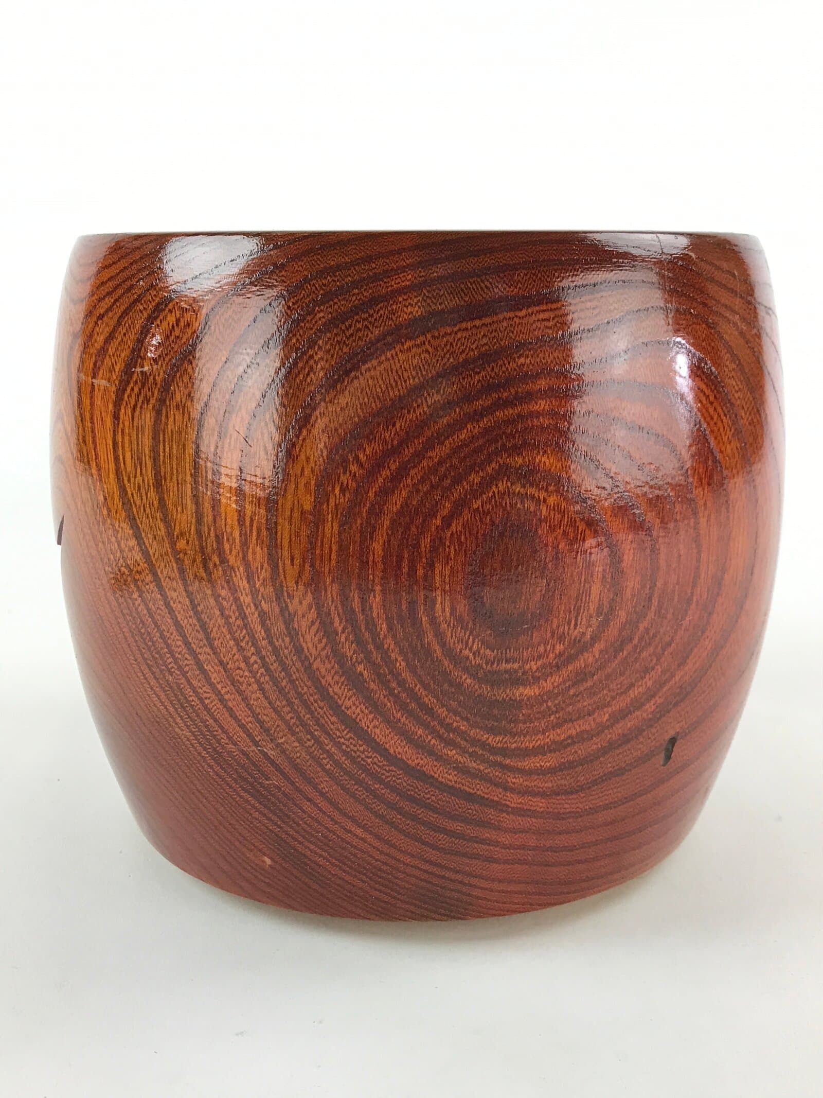 Japanese Mochitsuki Wood Mortar Pestle Set Vtg Brown Small Usu Kine Mochi JK588