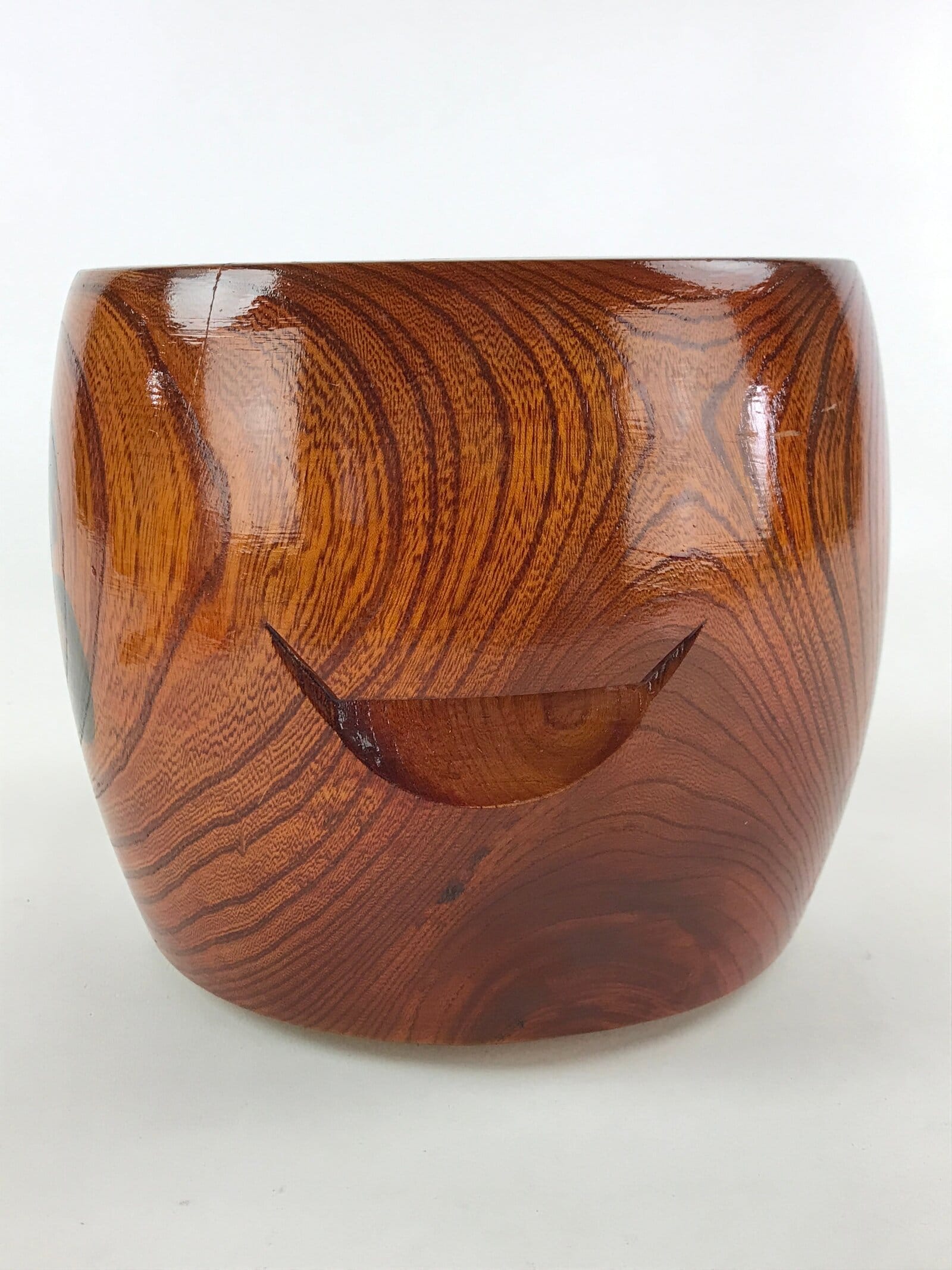 Japanese Mochitsuki Wood Mortar Pestle Set Vtg Brown Small Usu Kine Mochi JK588