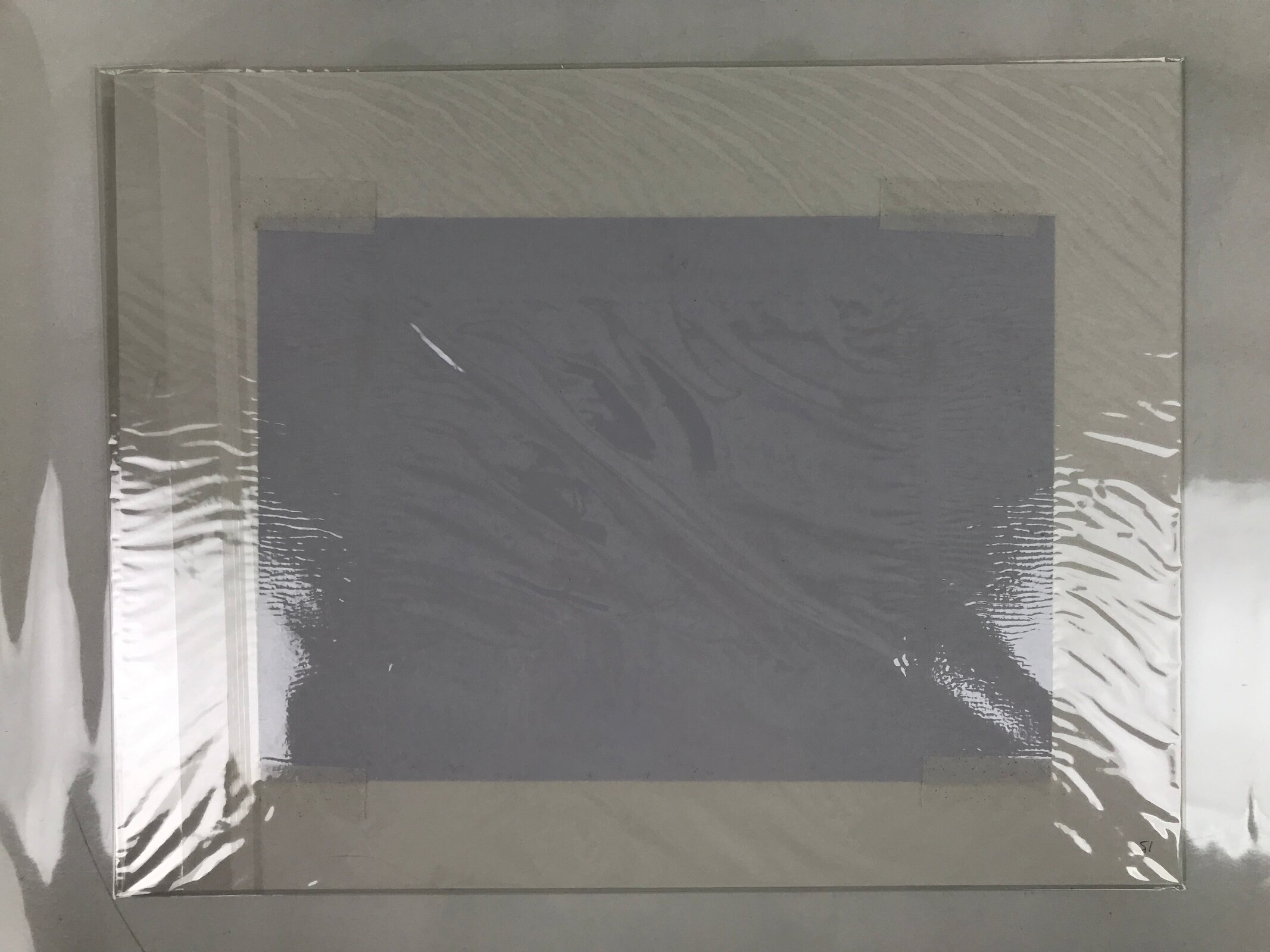 Japanese Mountain Overlook Pastel Drawing Art Signed Yoshihiro Hagino FL311