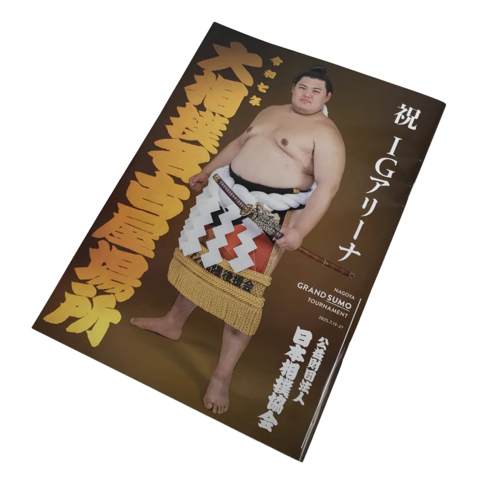 Japanese Nagoya Grand Sumo Tournament 2025 Catalog Book IG Arena Full Color HN44