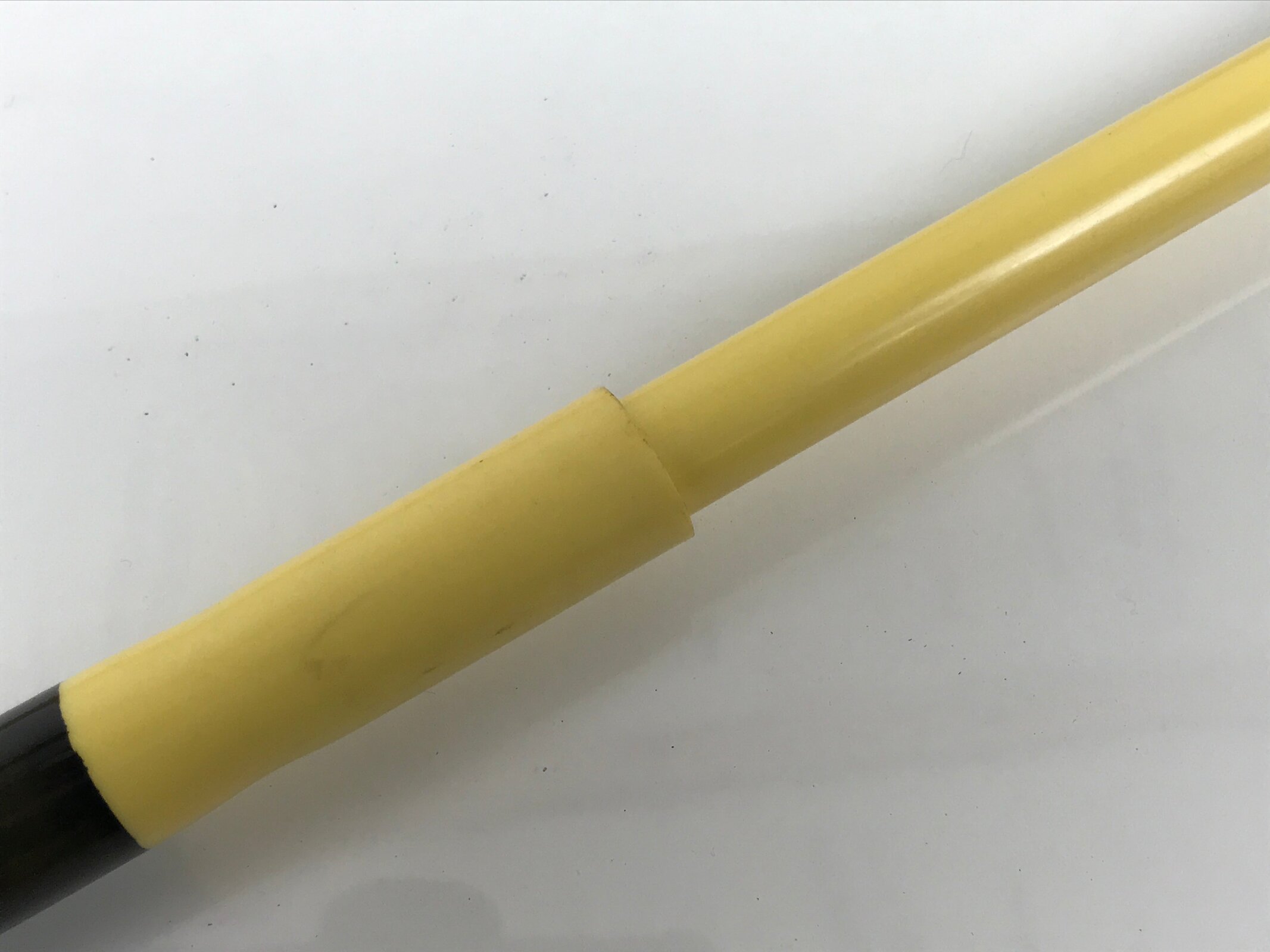 Japanese National Flag w/Pole Vtg Hinomaru Red White Fabric Storage Case JK934