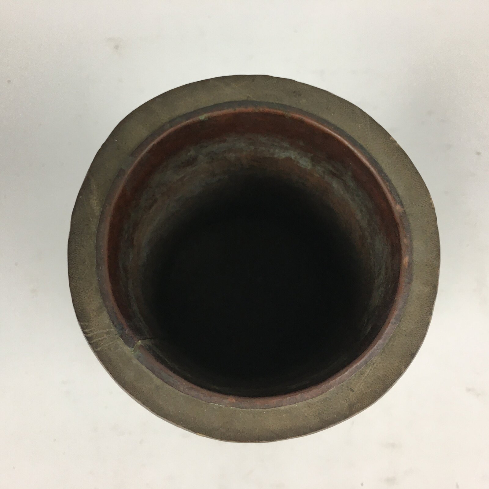 Japanese Natural Bamboo Flower Vase Vtg Ikebana Arrangement Kabin FV953