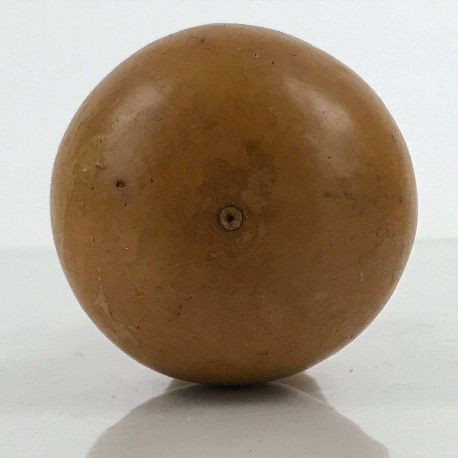 Japanese Natural Hyotan Gourd Kanji Vtg Sake Bottle Lucky Charm Calabash G272