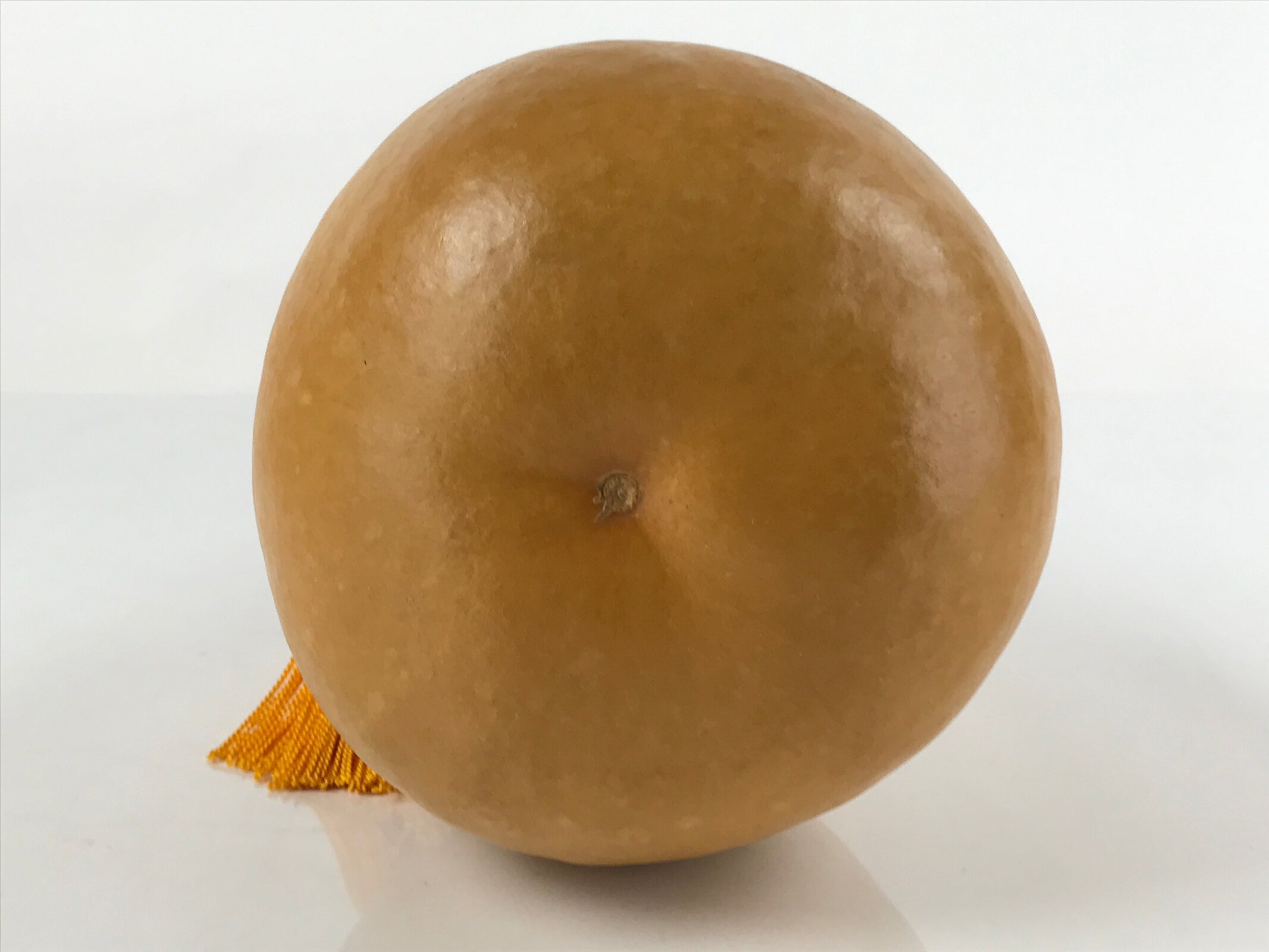 Japanese Natural Hyotan Gourd Vtg Sake Bottle Jurojin Seven Lucky Gods Lid G264