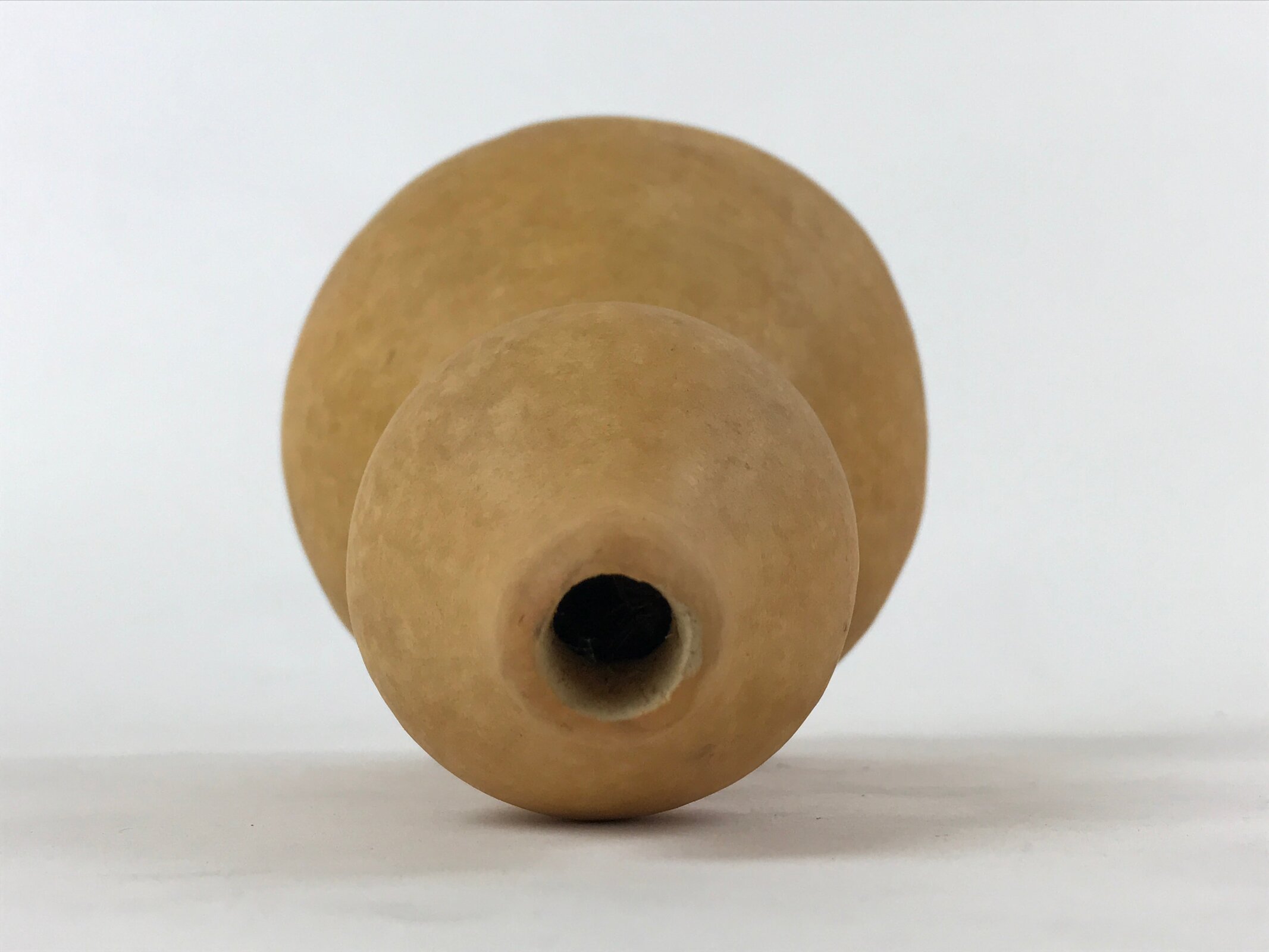 Japanese Natural Hyotan Gourd Vtg Sake Bottle Lucky Charm Large Calabash G252