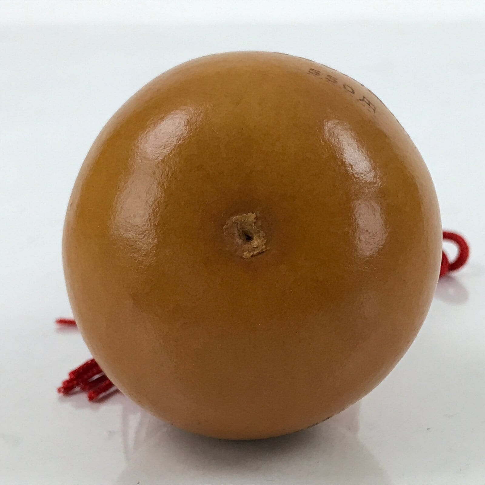 Japanese Natural Hyotan Gourd Vtg Sake Bottle Yoro Railway Special Ticket G267