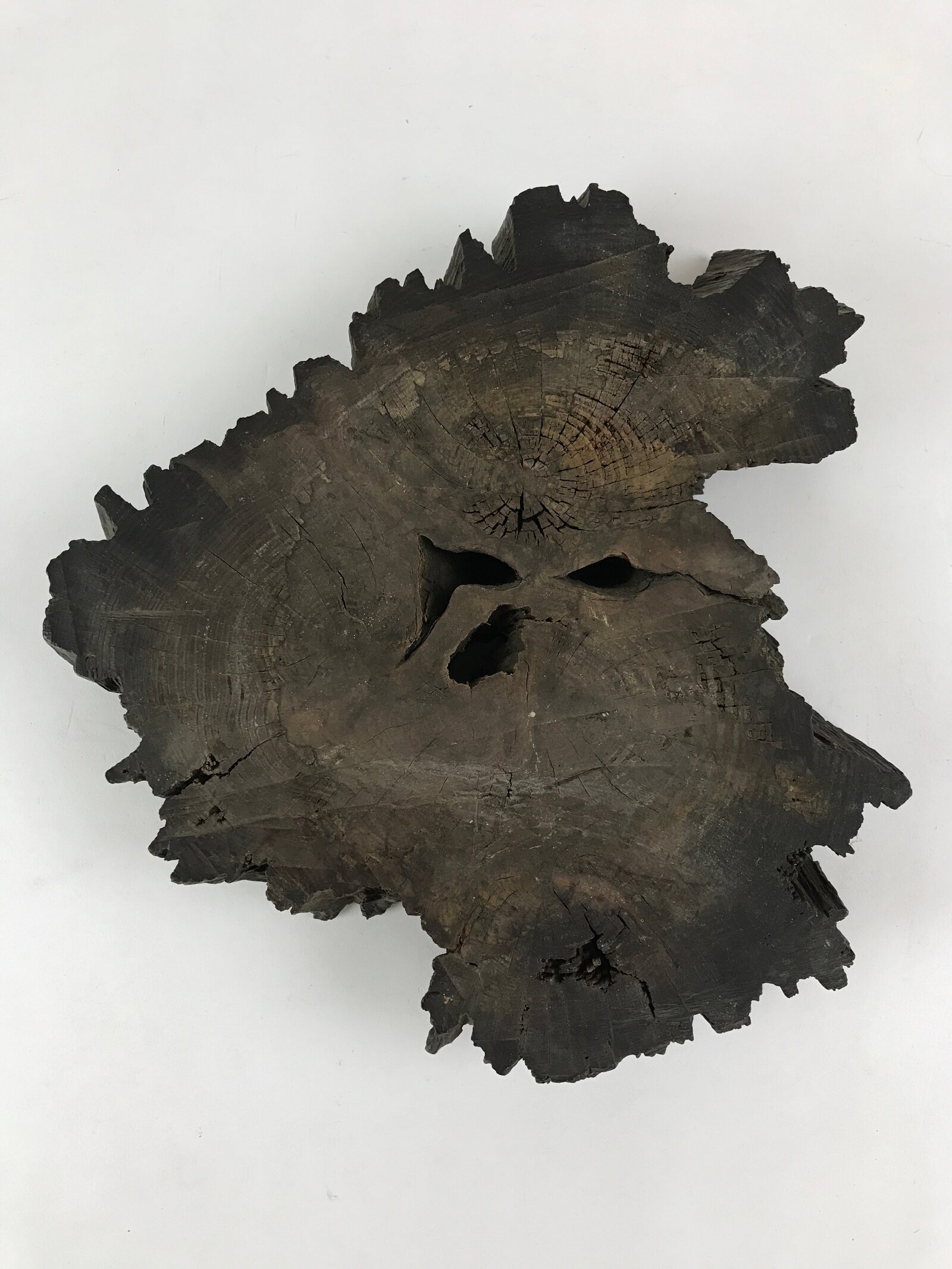 Japanese Natural Wooden Flower Vase Stand Vtg Unique Kadai Ikebana Bonsai WT446